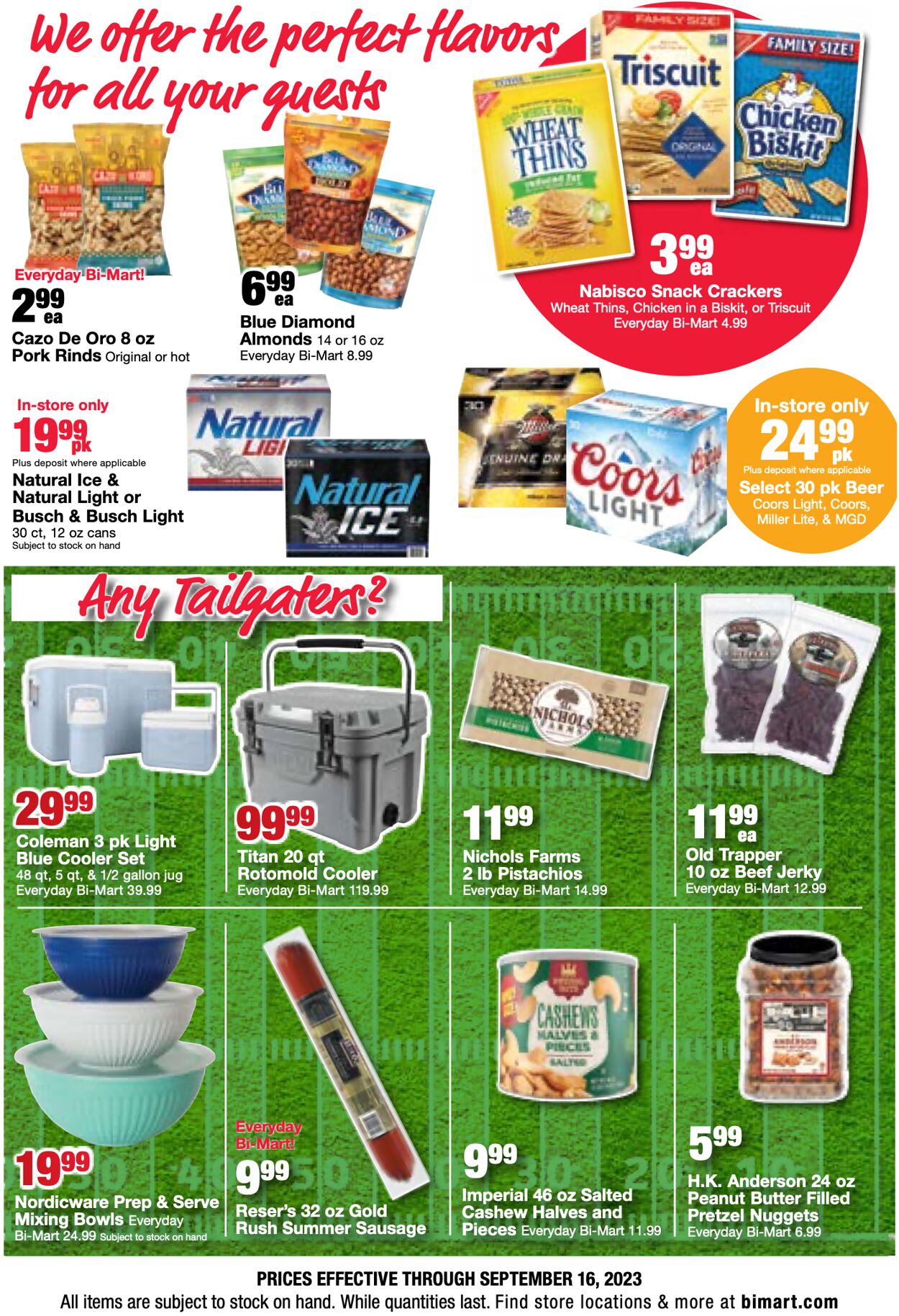 Bi-Mart Weekly Ad Circular - valid 08/30-09/06/2023 (Page 2)