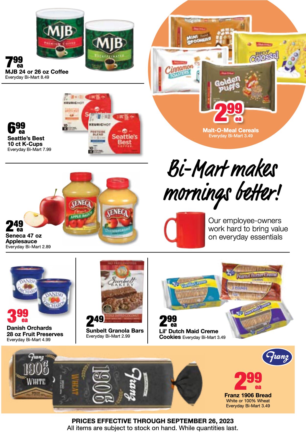 Bi-Mart Weekly Ad Circular - valid 09/13-09/20/2023 (Page 3)