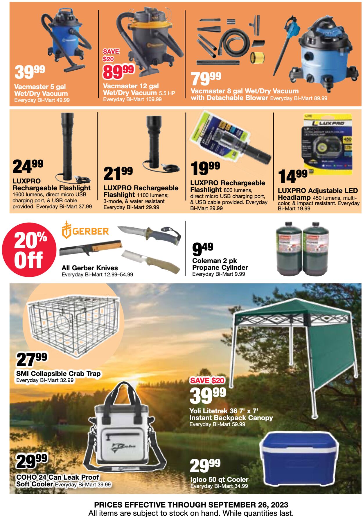 Bi-Mart Weekly Ad Circular - valid 09/13-09/20/2023 (Page 12)