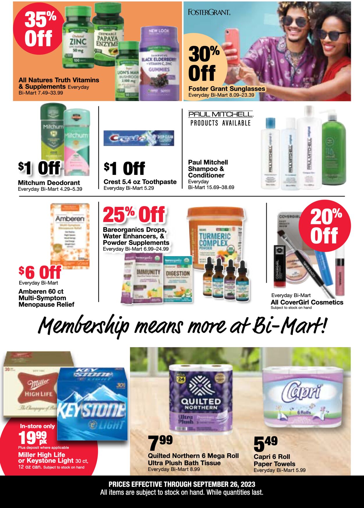 Bi-Mart Weekly Ad Circular - valid 09/13-09/20/2023 (Page 17)