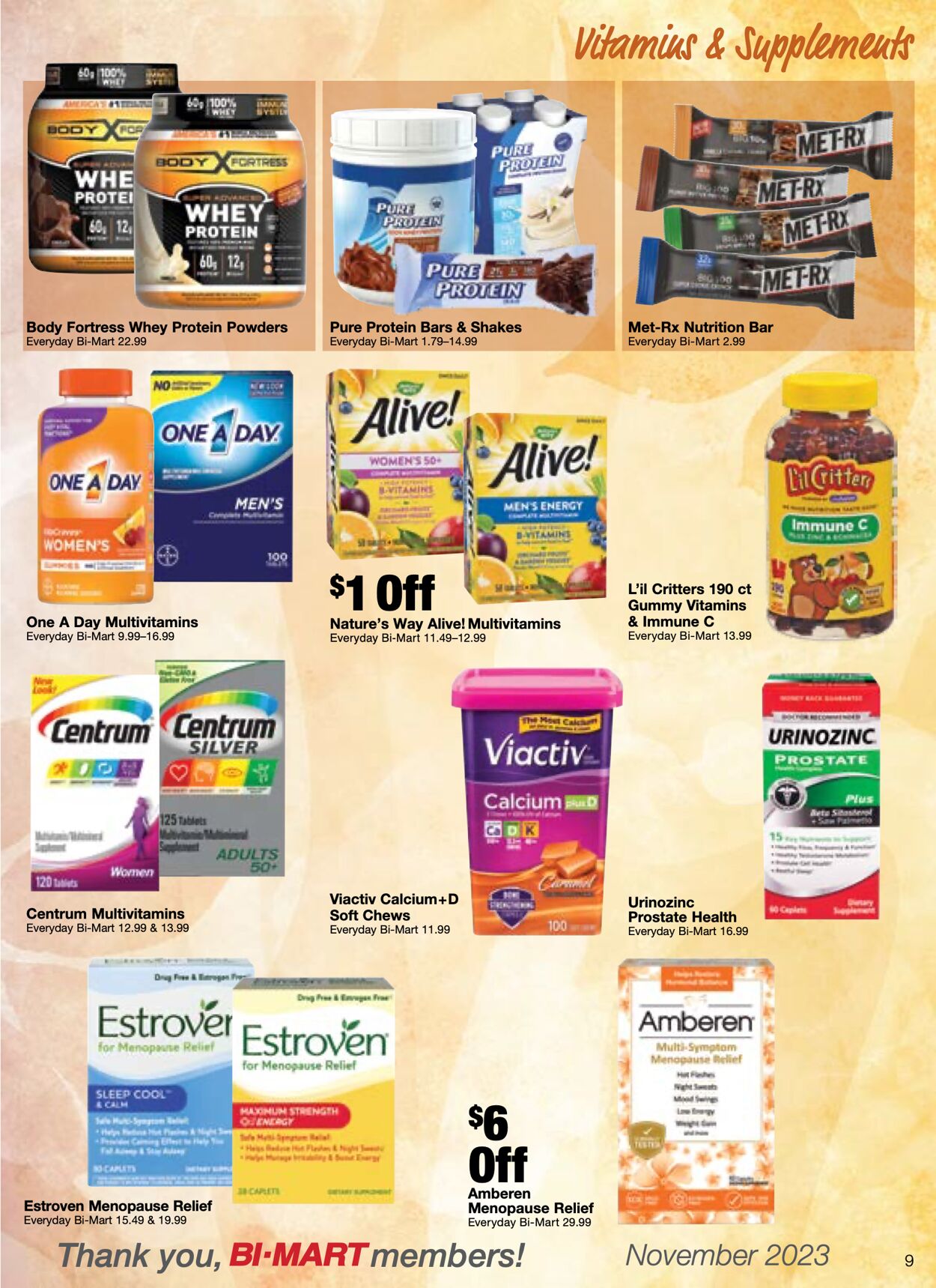 Bi-Mart Weekly Ad Circular - valid 11/01-11/08/2023 (Page 9)