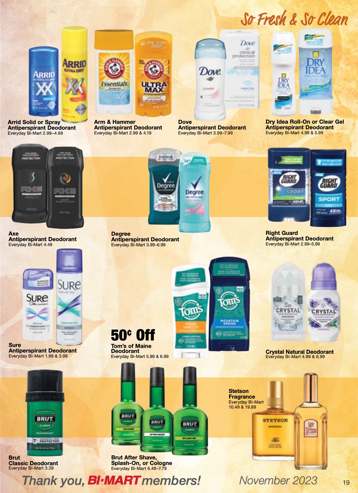 Bi-Mart Weekly Ad Circular - valid 11/01-11/08/2023 (Page 19)