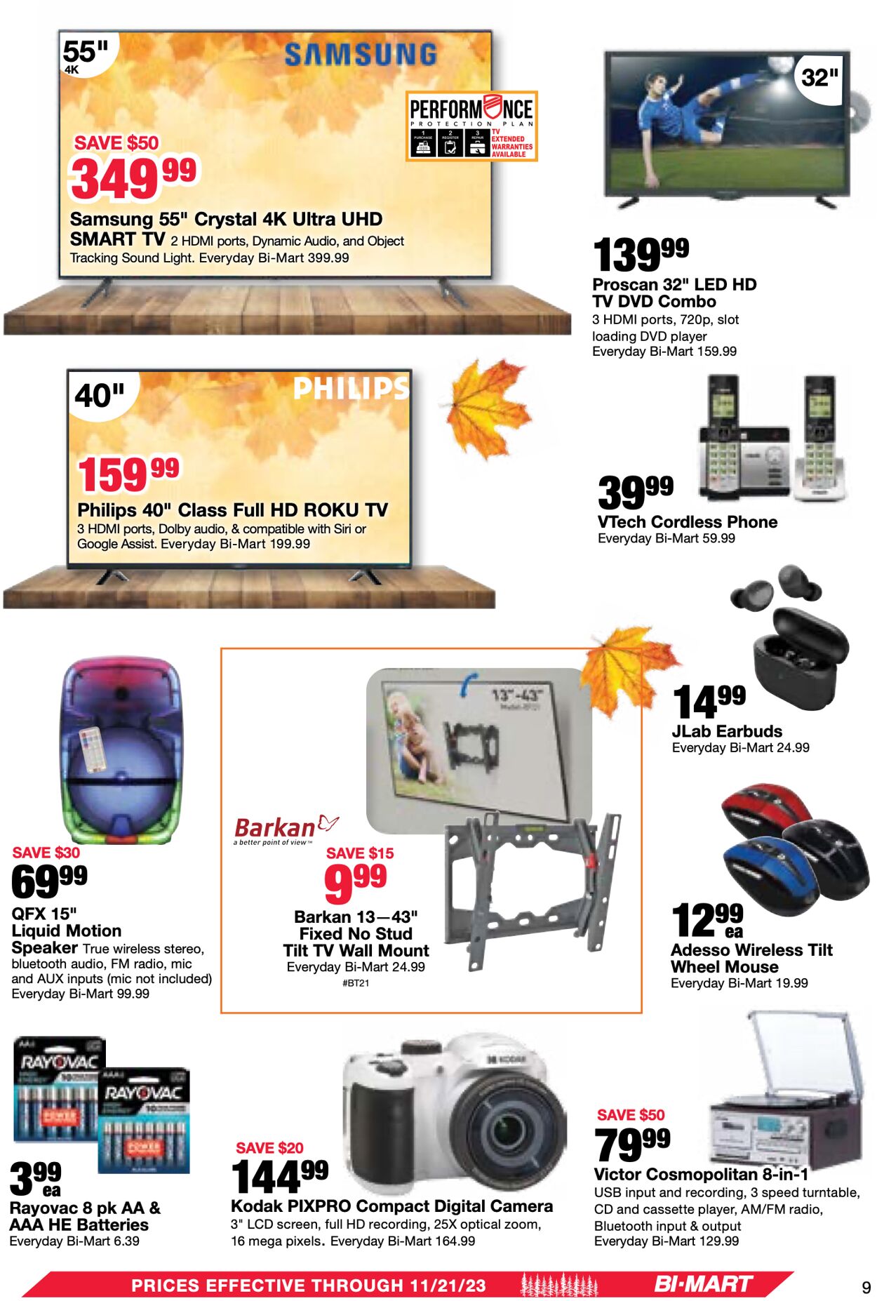 Bi-Mart Weekly Ad Circular - valid 11/07-11/14/2023 (Page 9)