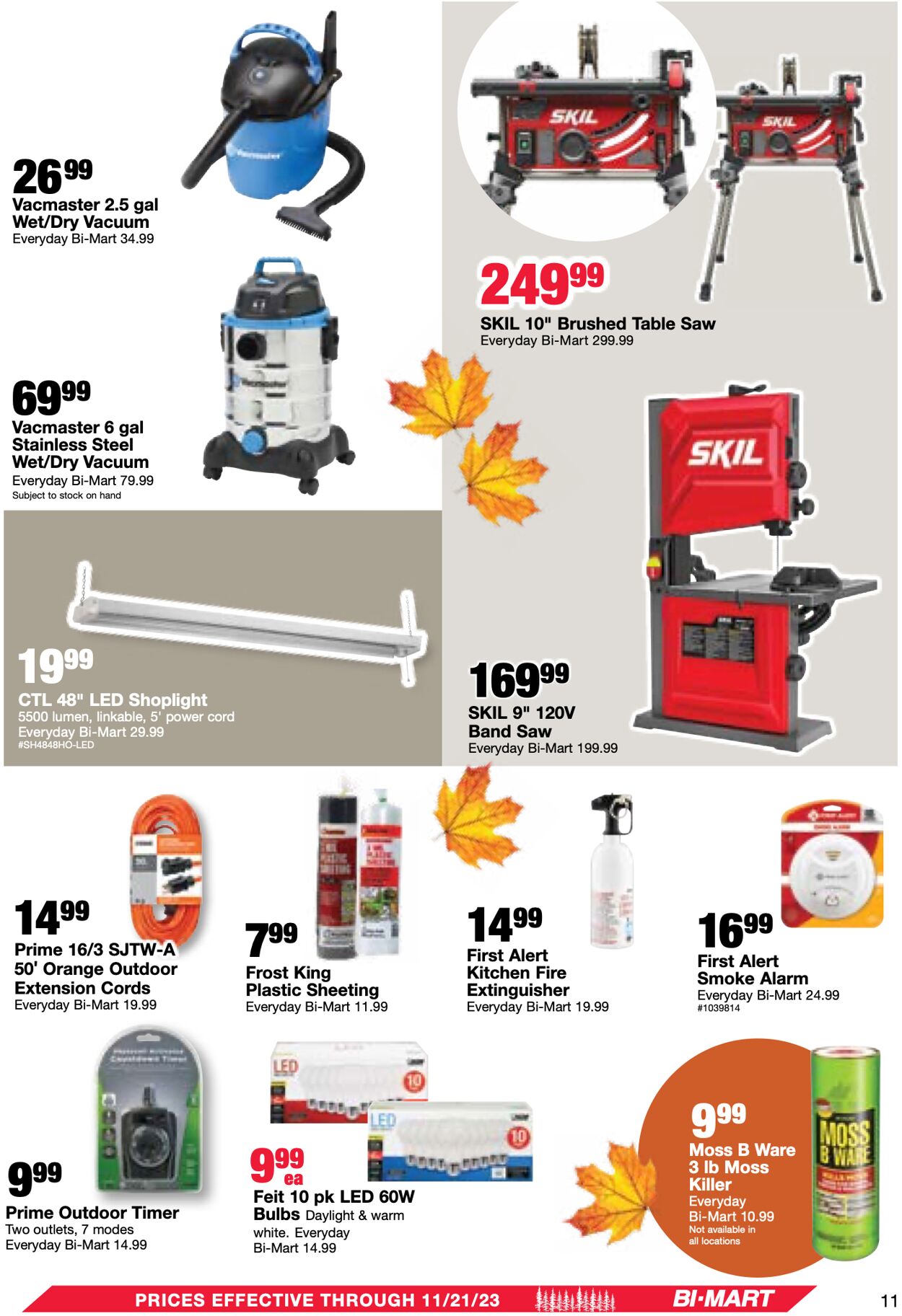 Bi-Mart Weekly Ad Circular - valid 11/07-11/14/2023 (Page 11)