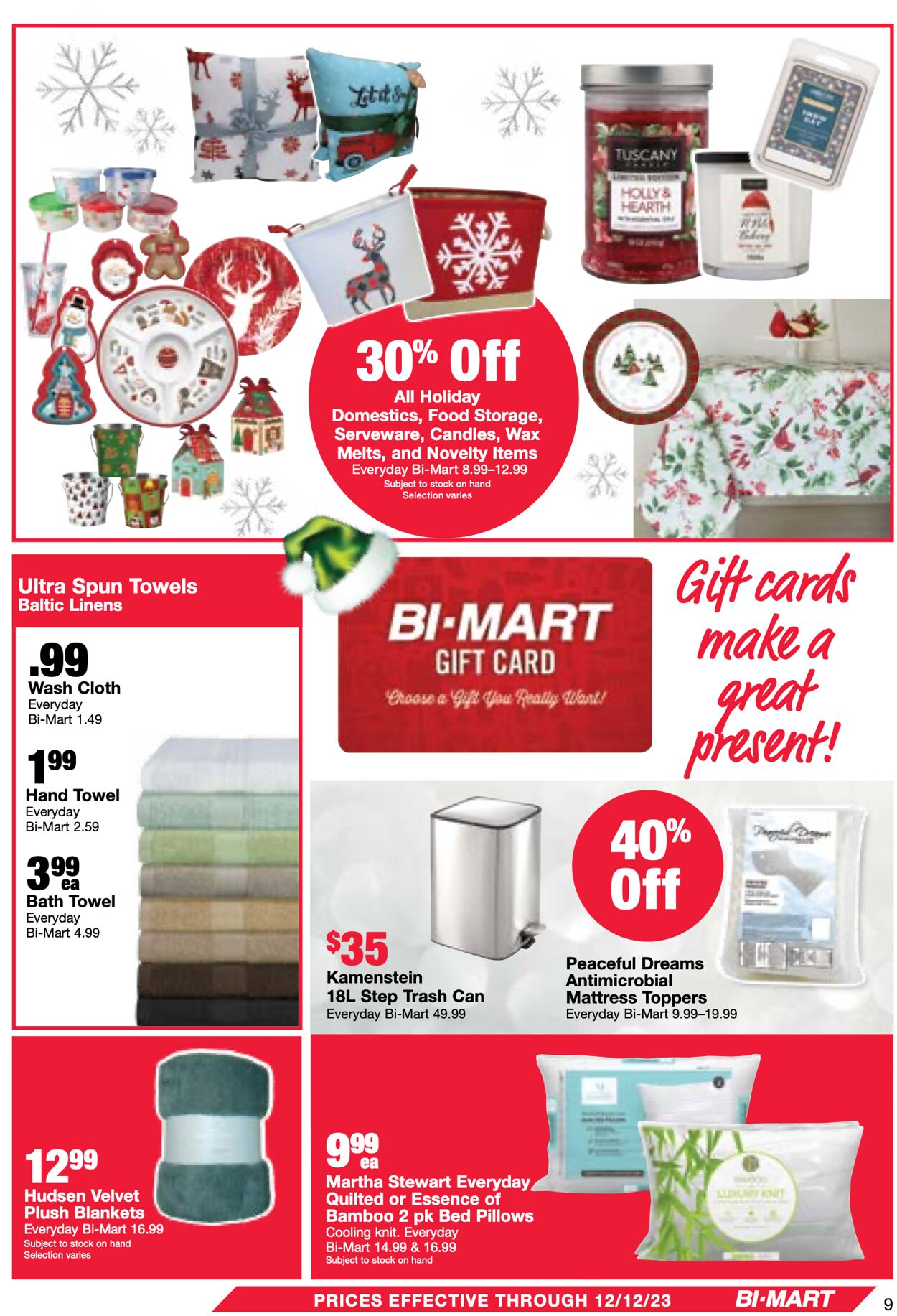 Bi-Mart Weekly Ad Circular - valid 11/28-12/05/2023 (Page 9)