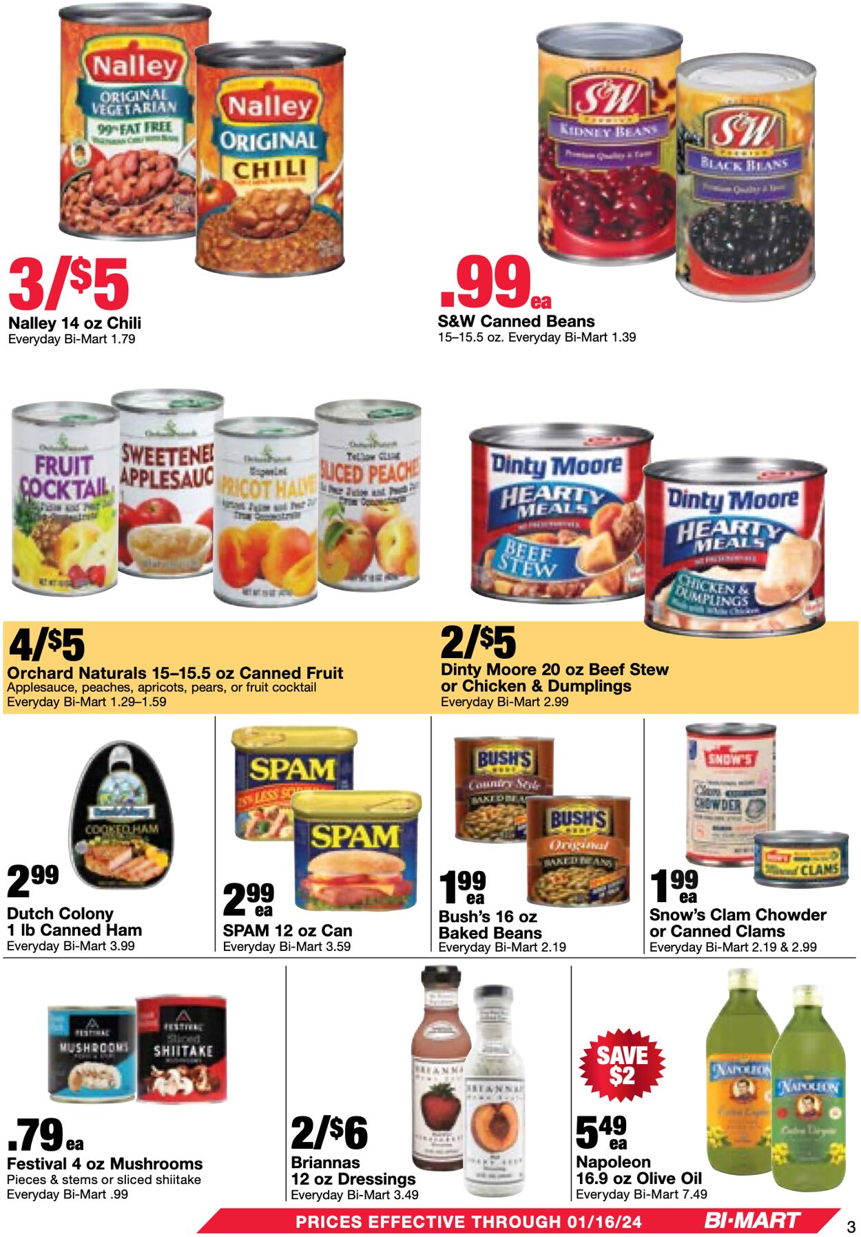 Bi-Mart Weekly Ad Circular - valid 01/02-01/09/2024 (Page 3)