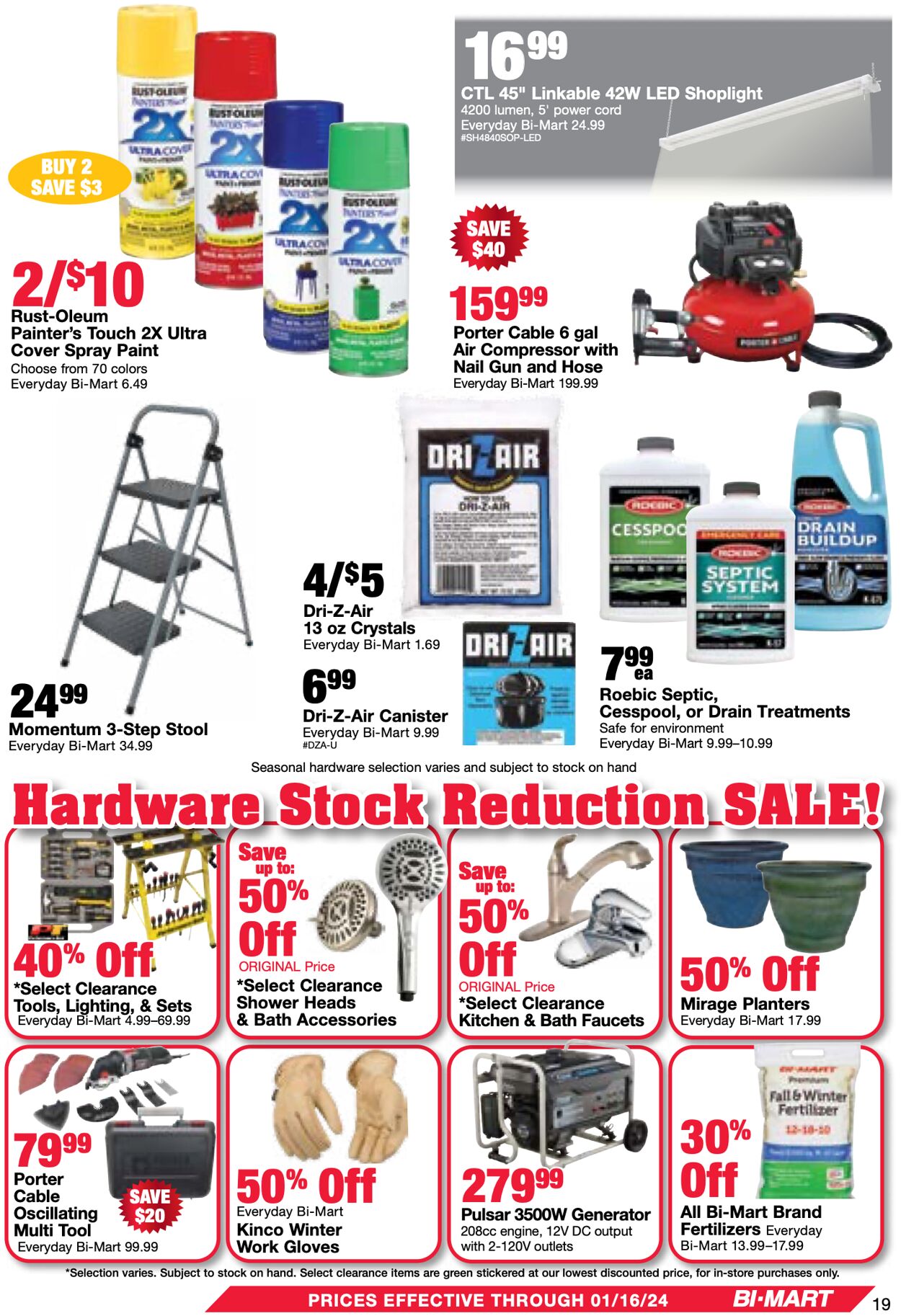 Bi-Mart Weekly Ad Circular - valid 01/02-01/09/2024 (Page 19)