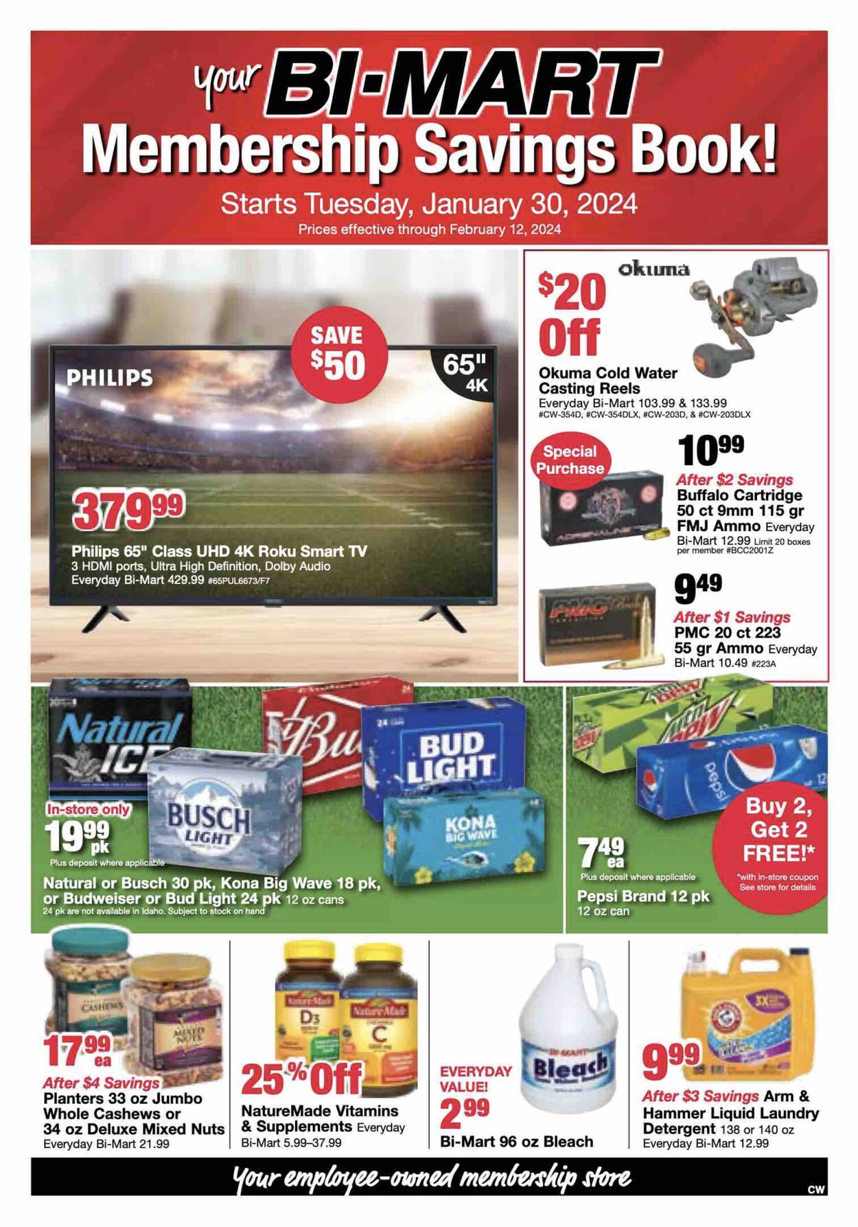Bi-Mart Weekly Ad Circular - valid 01/30-02/06/2024