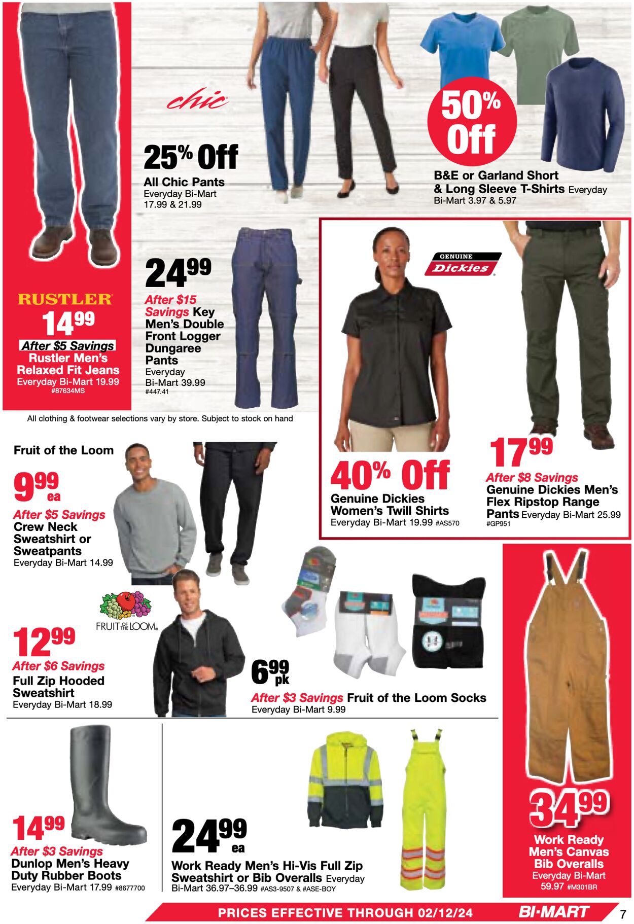 Bi-Mart Weekly Ad Circular - valid 01/30-02/06/2024 (Page 7)