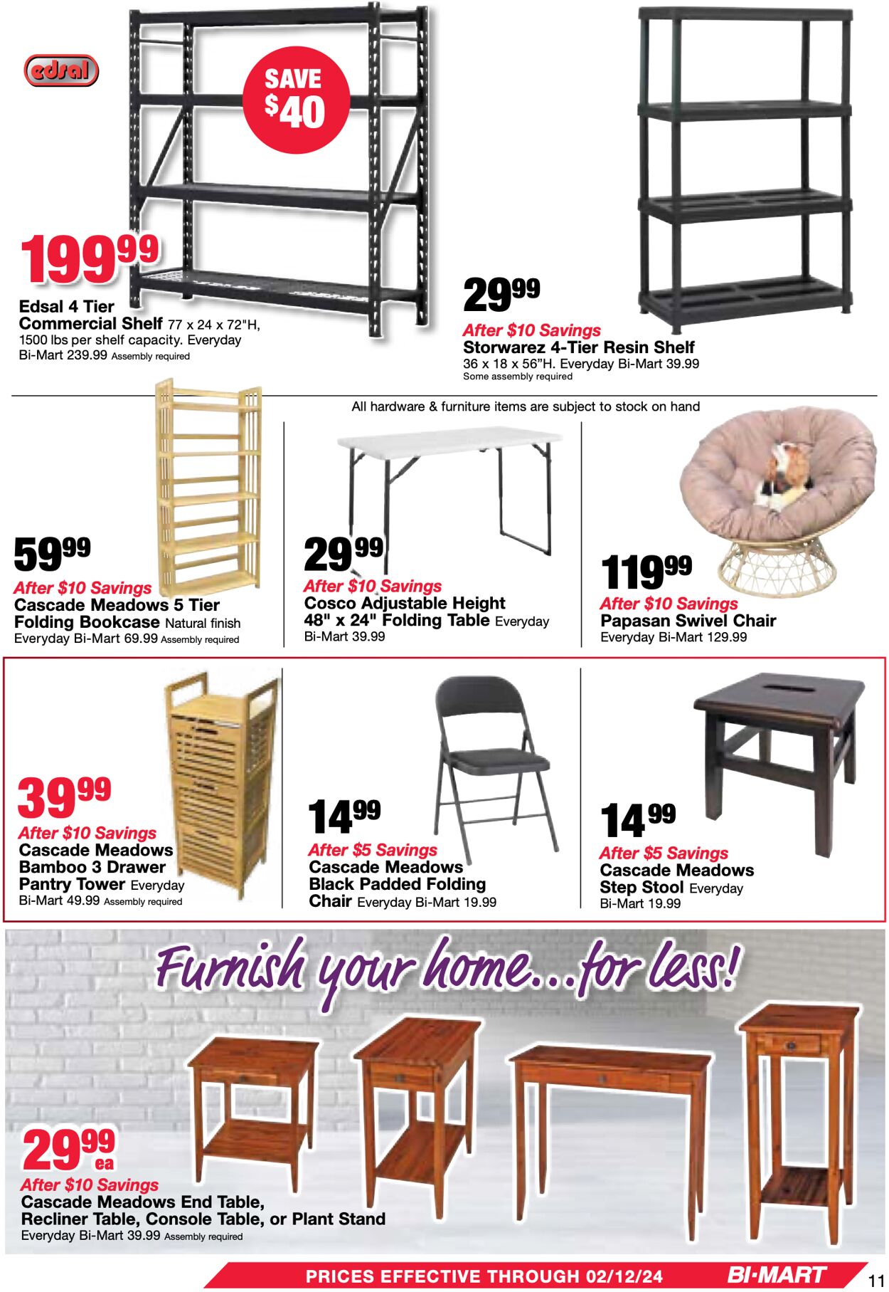 Bi-Mart Weekly Ad Circular - valid 01/30-02/06/2024 (Page 11)