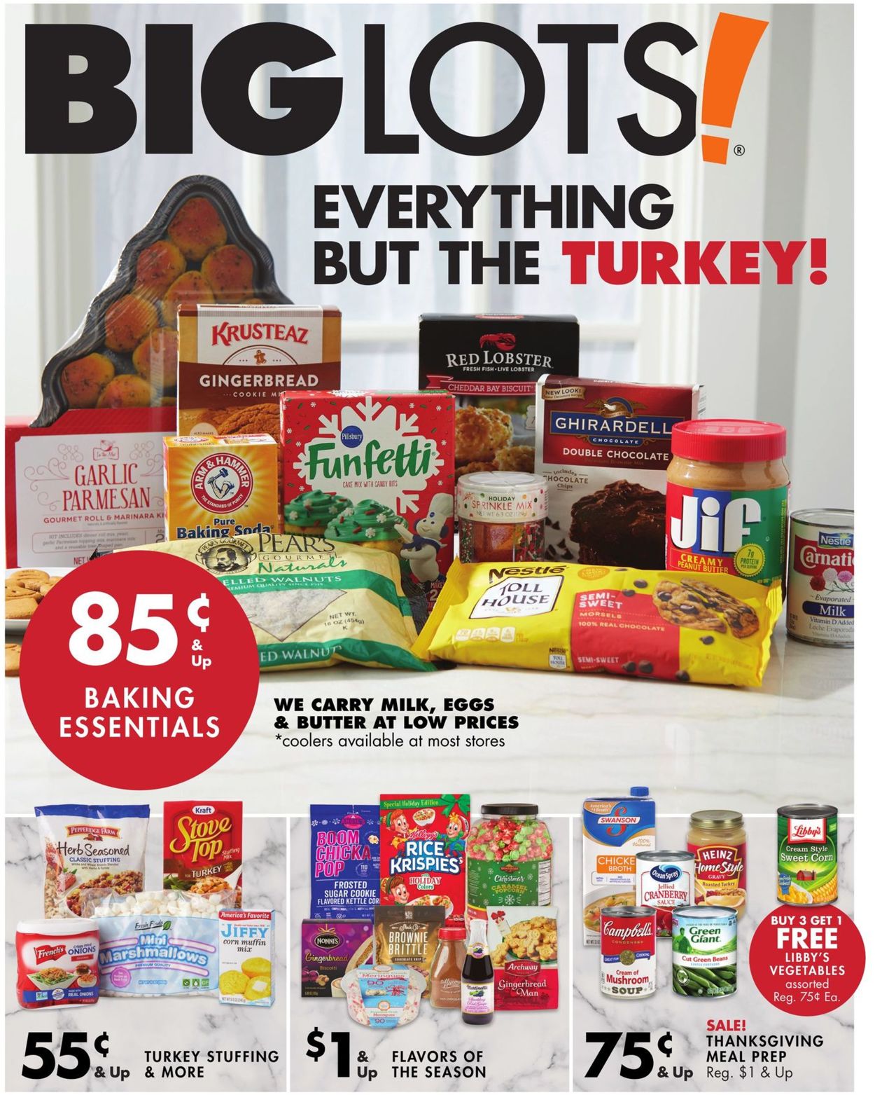 Big Lots - Thanksgiving Ad 2019 Weekly Ad Circular - valid 11/16-12/01/2019