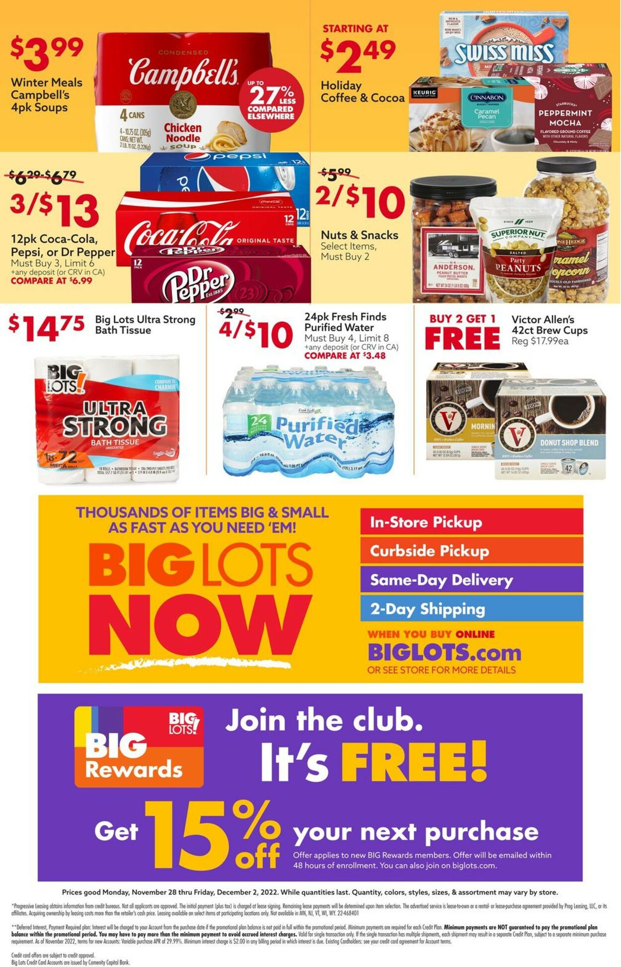 Big Lots Weekly Ad Circular - valid 11/28-12/02/2022 (Page 11)