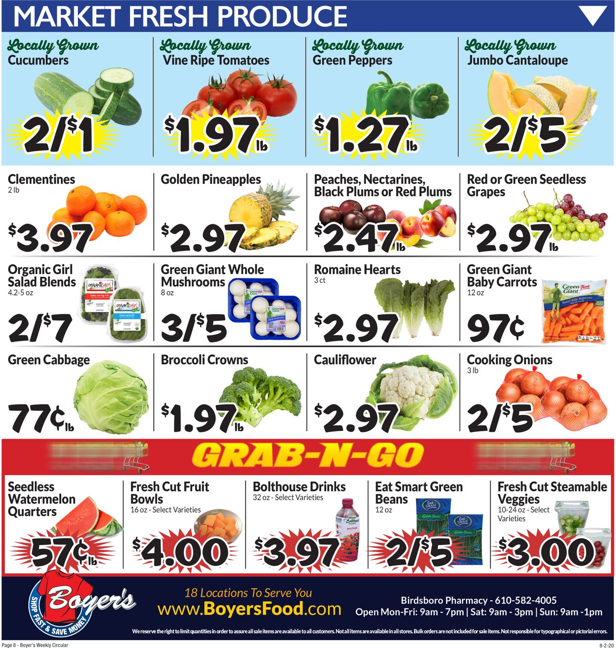 Boyer's Food Markets Weekly Ad Circular - valid 08/02-08/08/2020 (Page 11)