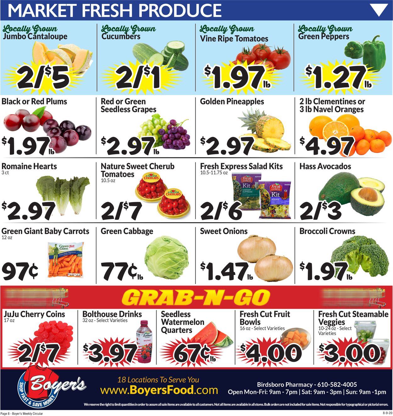 Boyer's Food Markets Weekly Ad Circular - valid 08/09-08/15/2020 (Page 11)