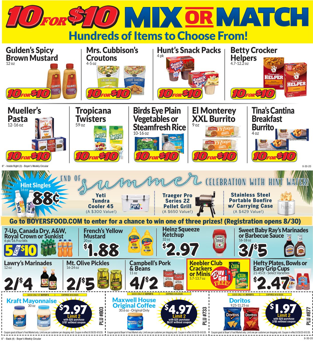 Boyer's Food Markets Weekly Ad Circular - valid 08/30-09/05/2020 (Page 2)