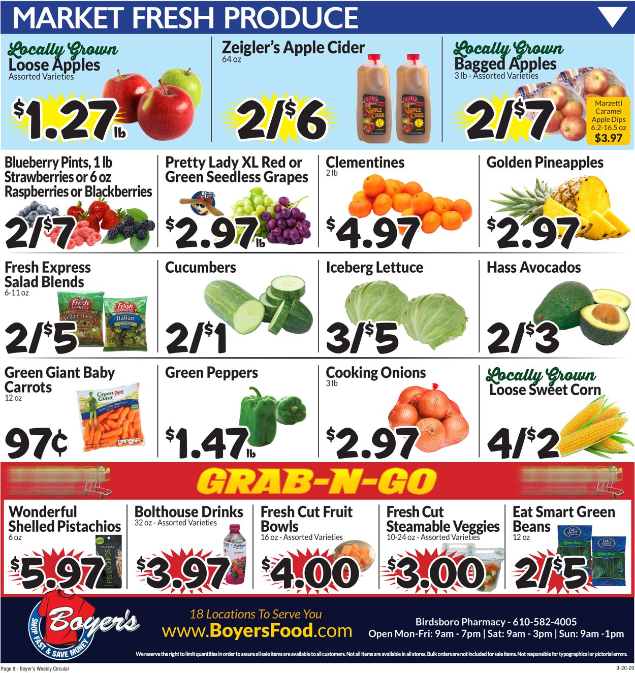 Boyer's Food Markets Weekly Ad Circular - valid 09/20-09/26/2020 (Page 11)
