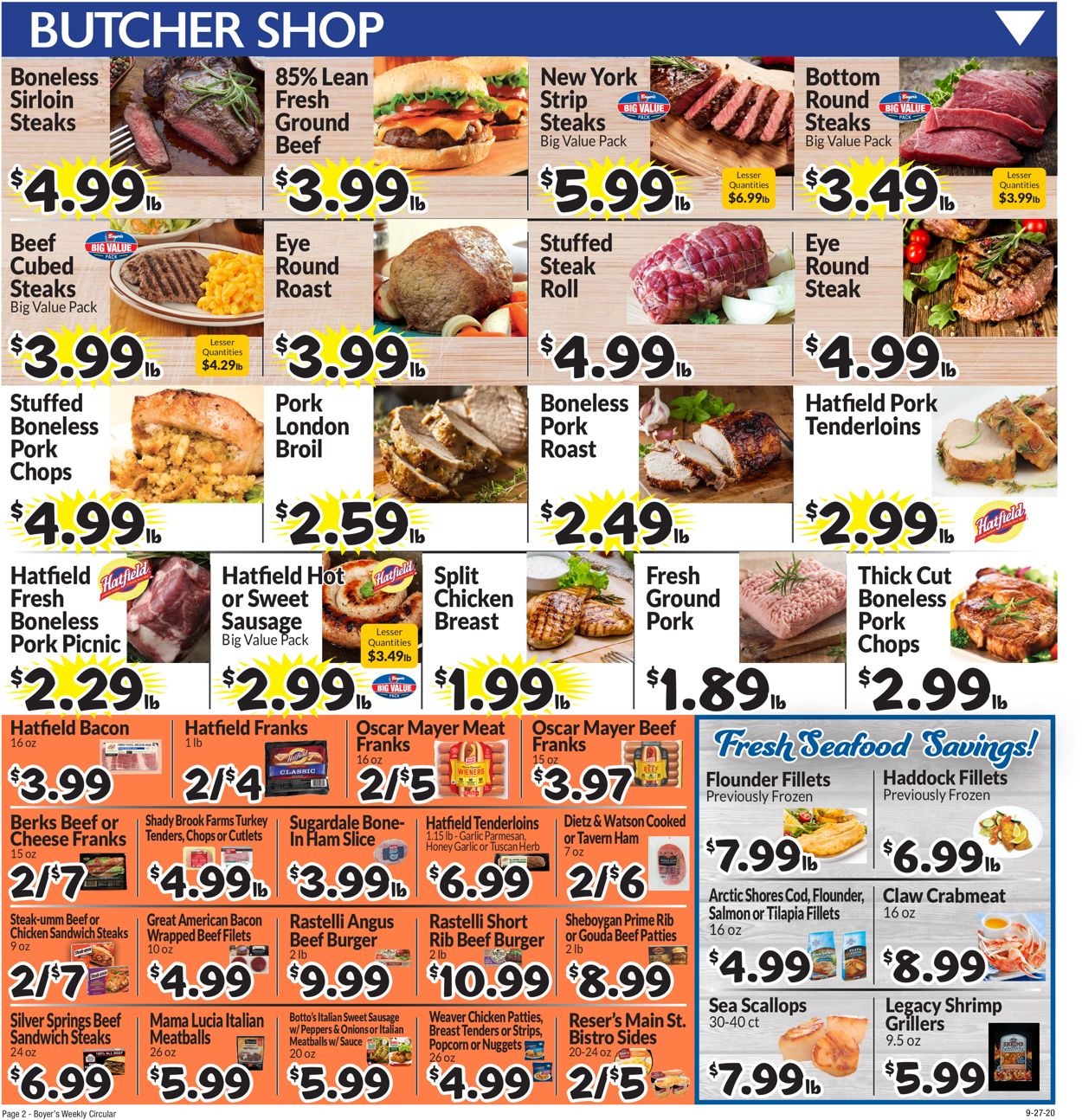 Boyer's Food Markets Weekly Ad Circular - valid 09/27-10/03/2020 (Page 4)