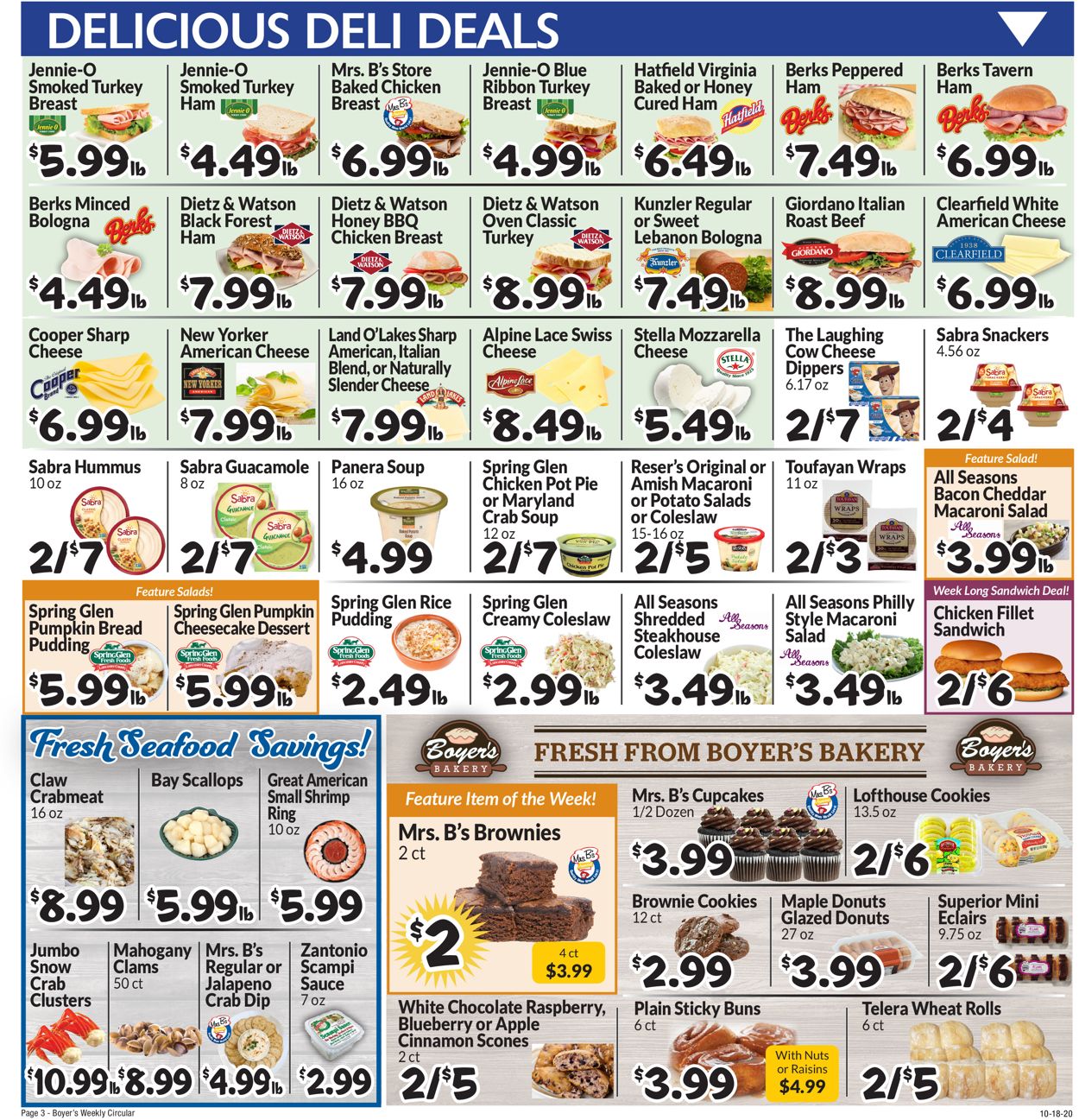 Boyer's Food Markets Weekly Ad Circular - valid 10/18-10/24/2020 (Page 5)