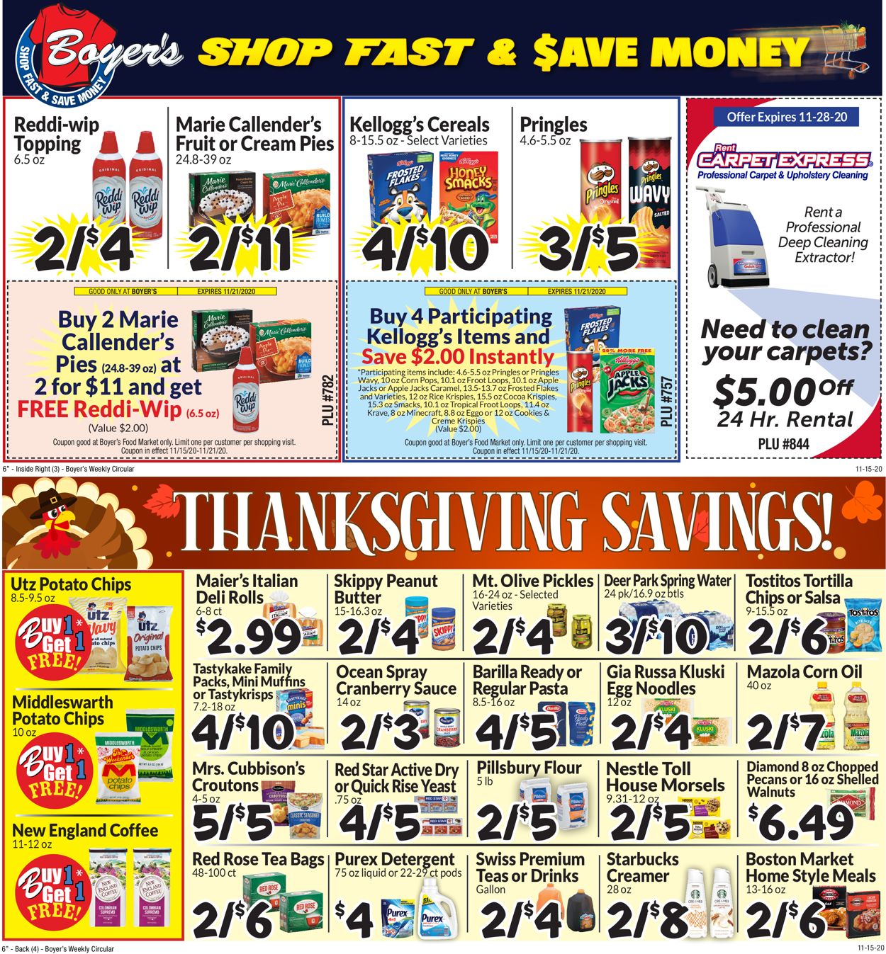 Boyer's Food Markets Weekly Ad Circular - valid 11/15-11/21/2020 (Page 2)