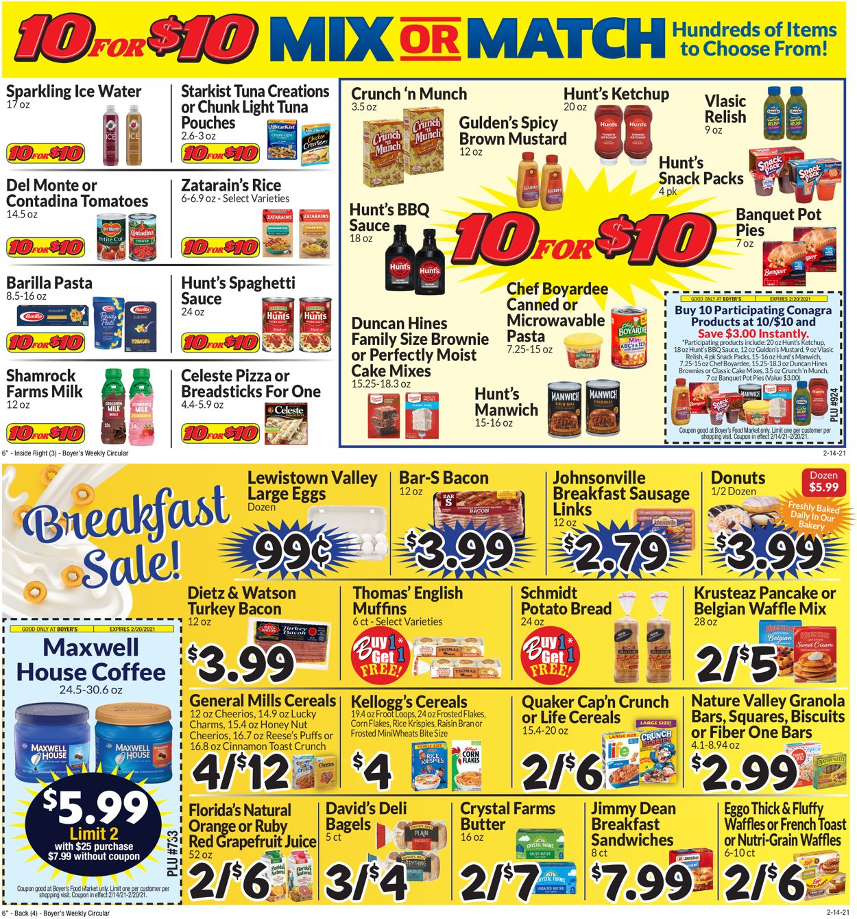 Boyer's Food Markets Weekly Ad Circular - valid 02/14-02/20/2021 (Page 2)