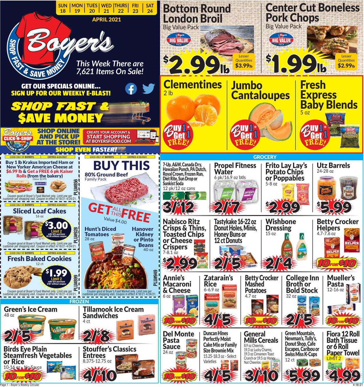 Boyer's Food Markets Weekly Ad Circular - valid 04/18-04/24/2021 (Page 3)