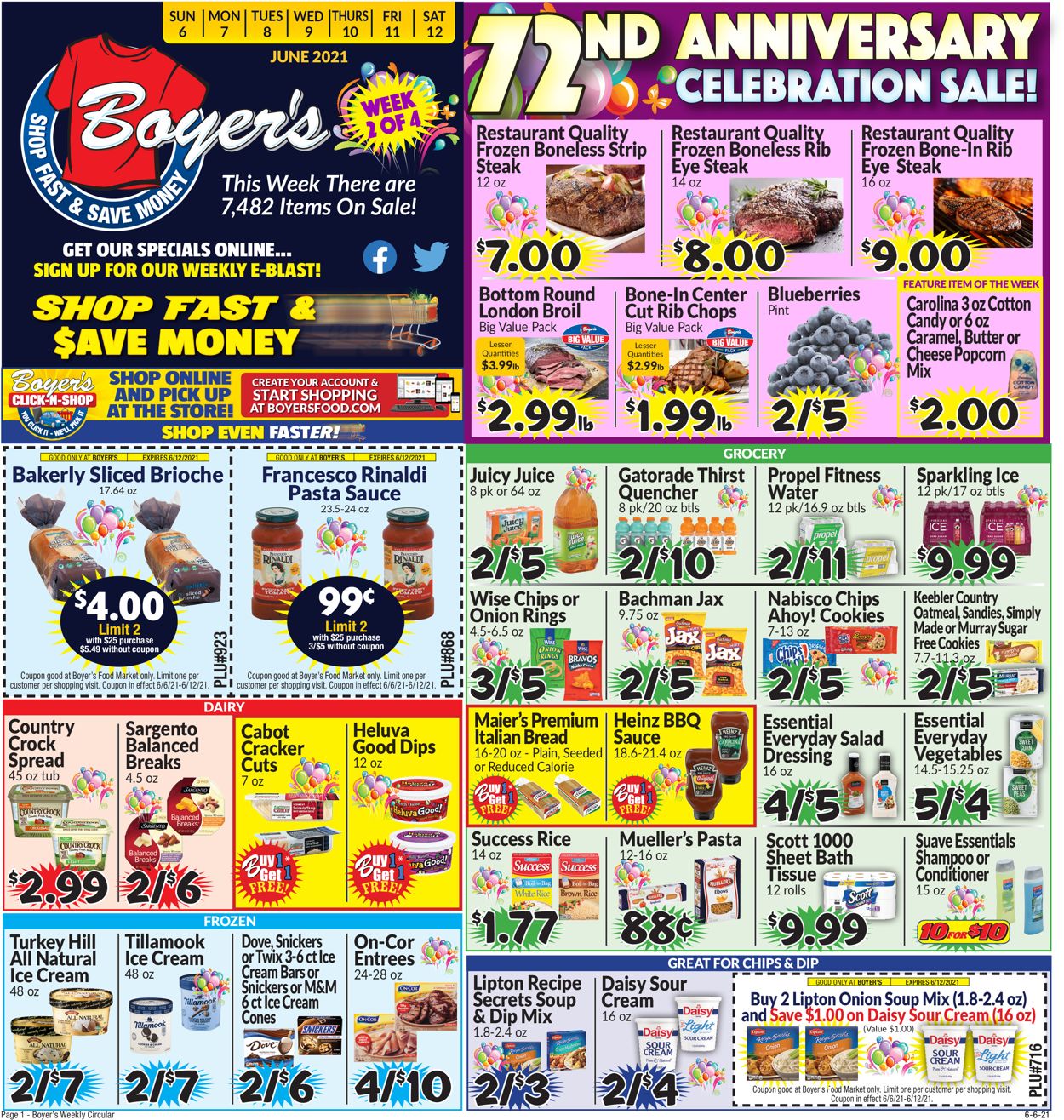 Boyer's Food Markets Weekly Ad Circular - valid 06/06-06/12/2021 (Page 3)
