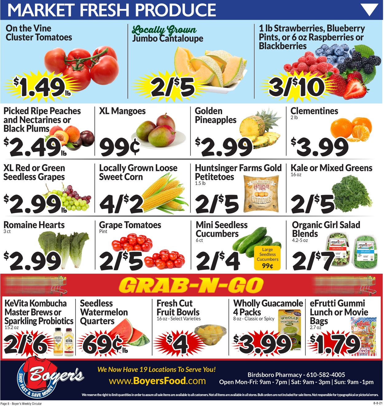 Boyer's Food Markets Weekly Ad Circular - valid 08/08-08/14/2021 (Page 11)