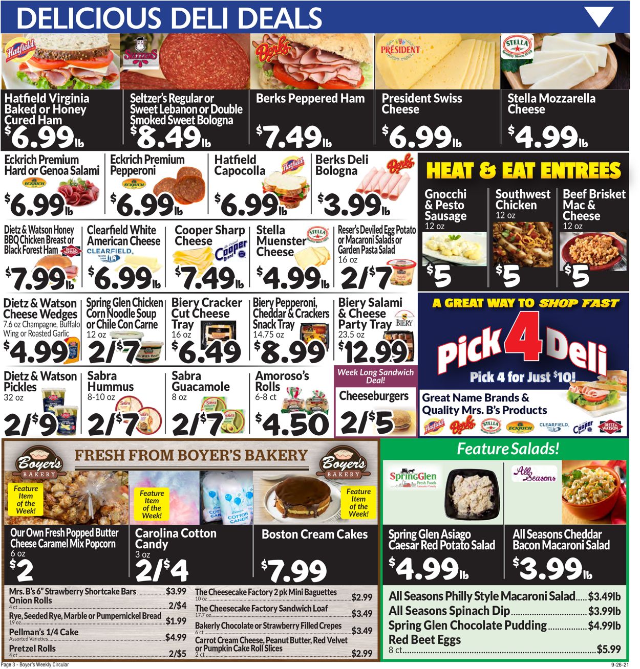 Boyer's Food Markets Weekly Ad Circular - valid 09/26-10/02/2021 (Page 5)