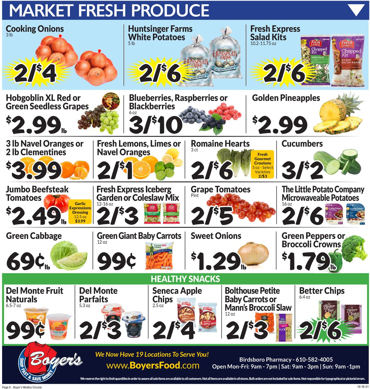 Boyer's Food Markets Weekly Ad Circular - valid 10/10-10/16/2021 (Page 11)