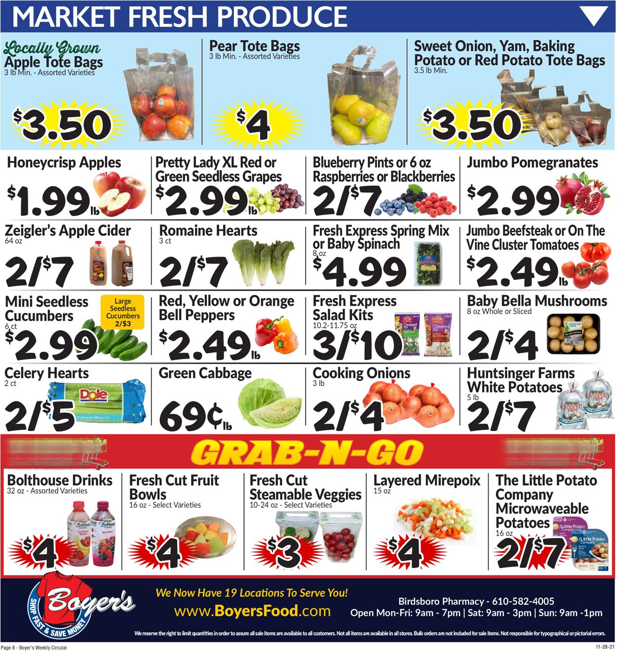 Boyer's Food Markets Weekly Ad Circular - valid 11/28-12/04/2021 (Page 11)