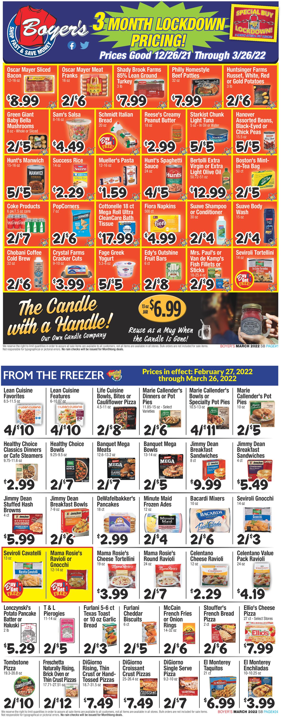 Boyer's Food Markets Weekly Ad Circular - valid 02/27-03/26/2022