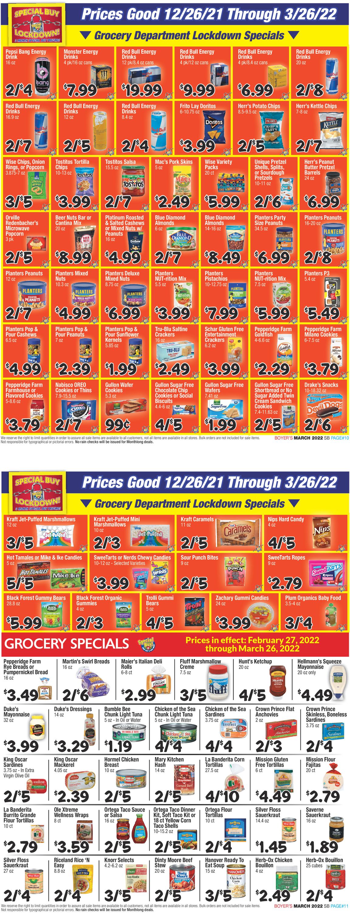 Boyer's Food Markets Weekly Ad Circular - valid 02/27-03/26/2022 (Page 6)