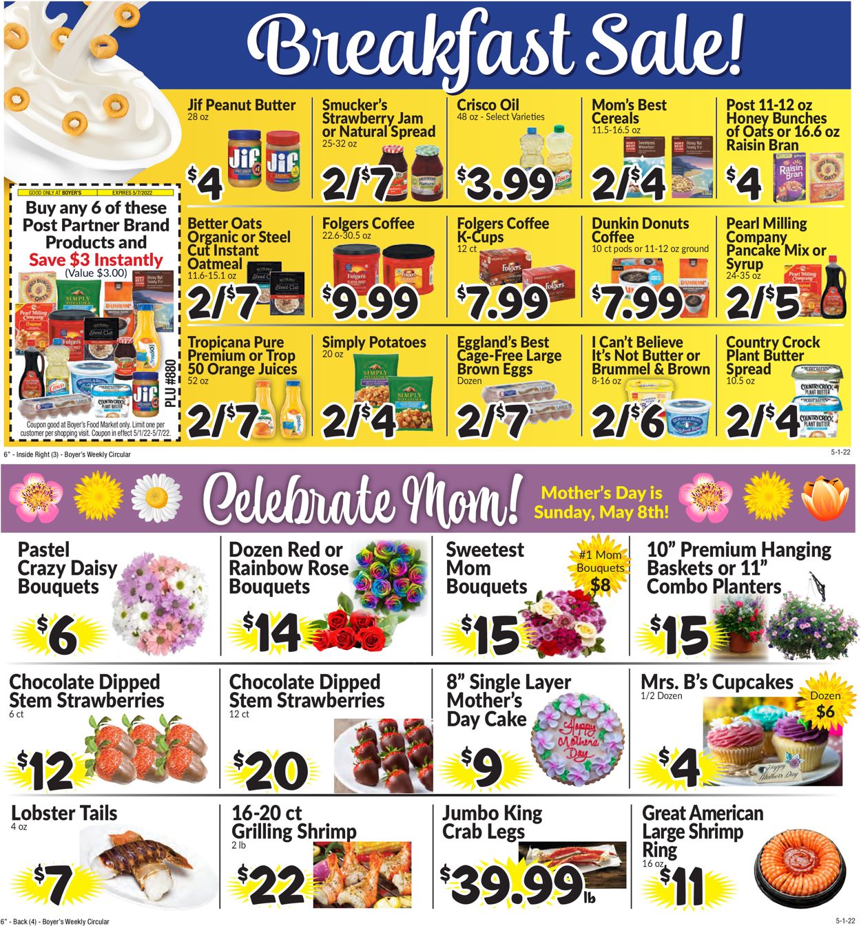 Boyer's Food Markets Weekly Ad Circular - valid 05/01-05/07/2022 (Page 2)