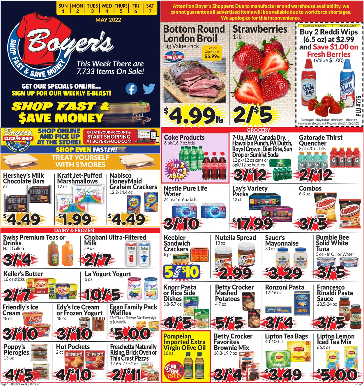 Boyer's Food Markets Weekly Ad Circular - valid 05/01-05/07/2022 (Page 3)