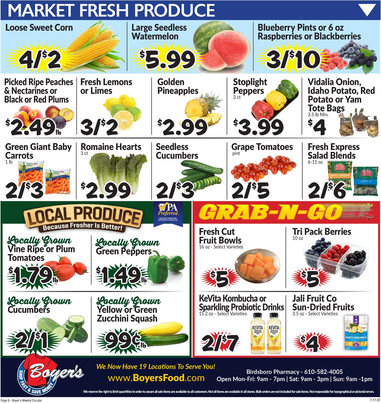 Boyer's Food Markets Weekly Ad Circular - valid 07/17-07/23/2022 (Page 11)