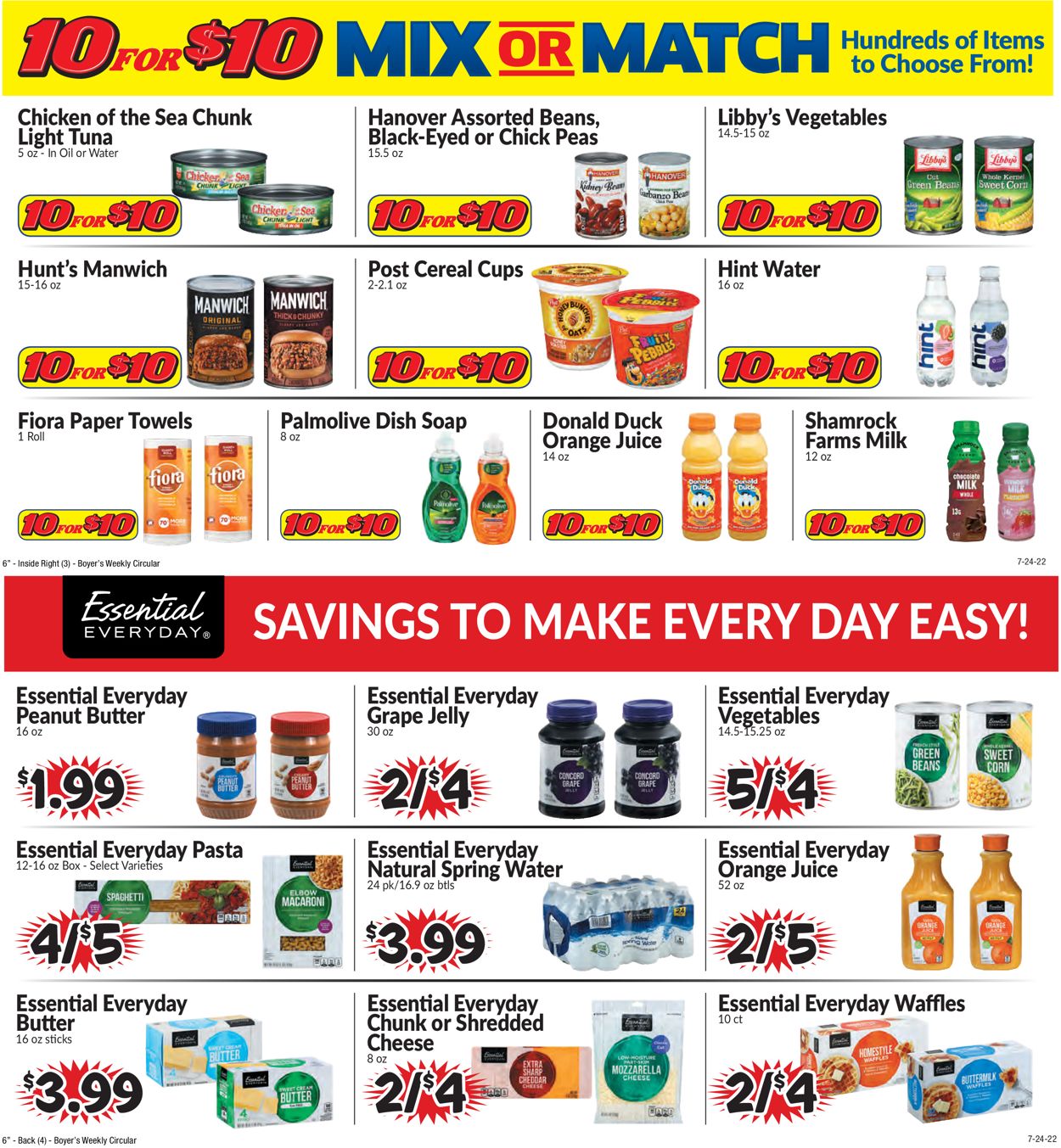 Boyer's Food Markets Weekly Ad Circular - valid 07/24-07/30/2022 (Page 2)