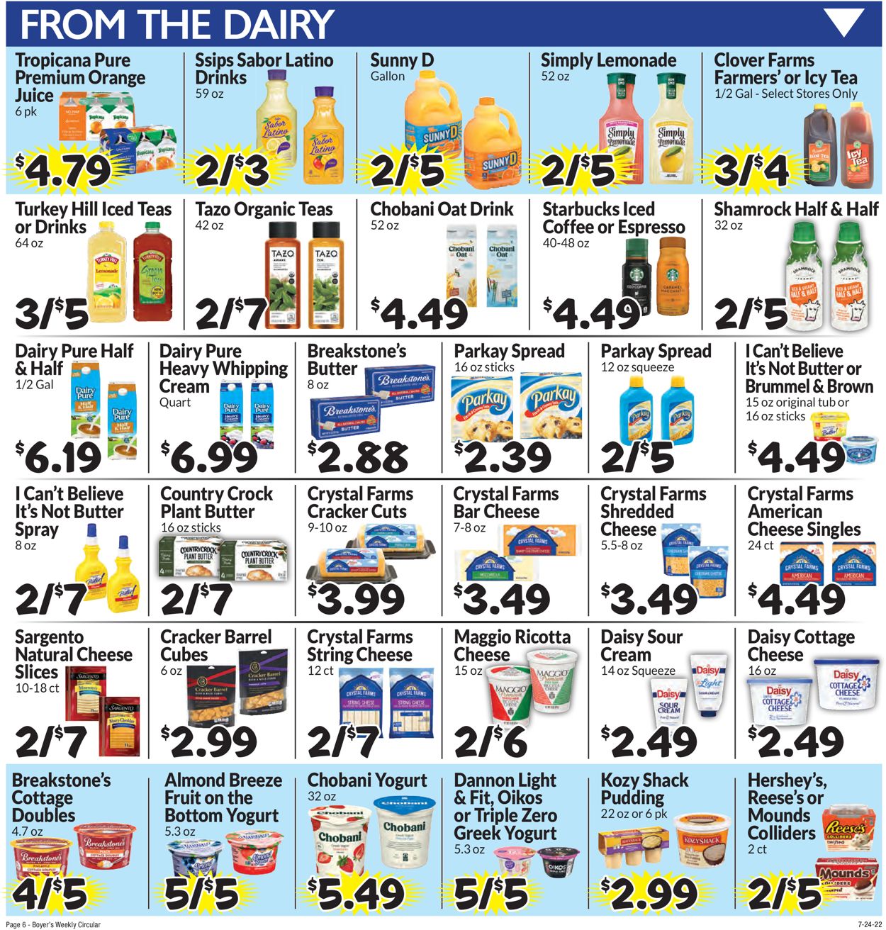 Boyer's Food Markets Weekly Ad Circular - valid 07/24-07/30/2022 (Page 9)