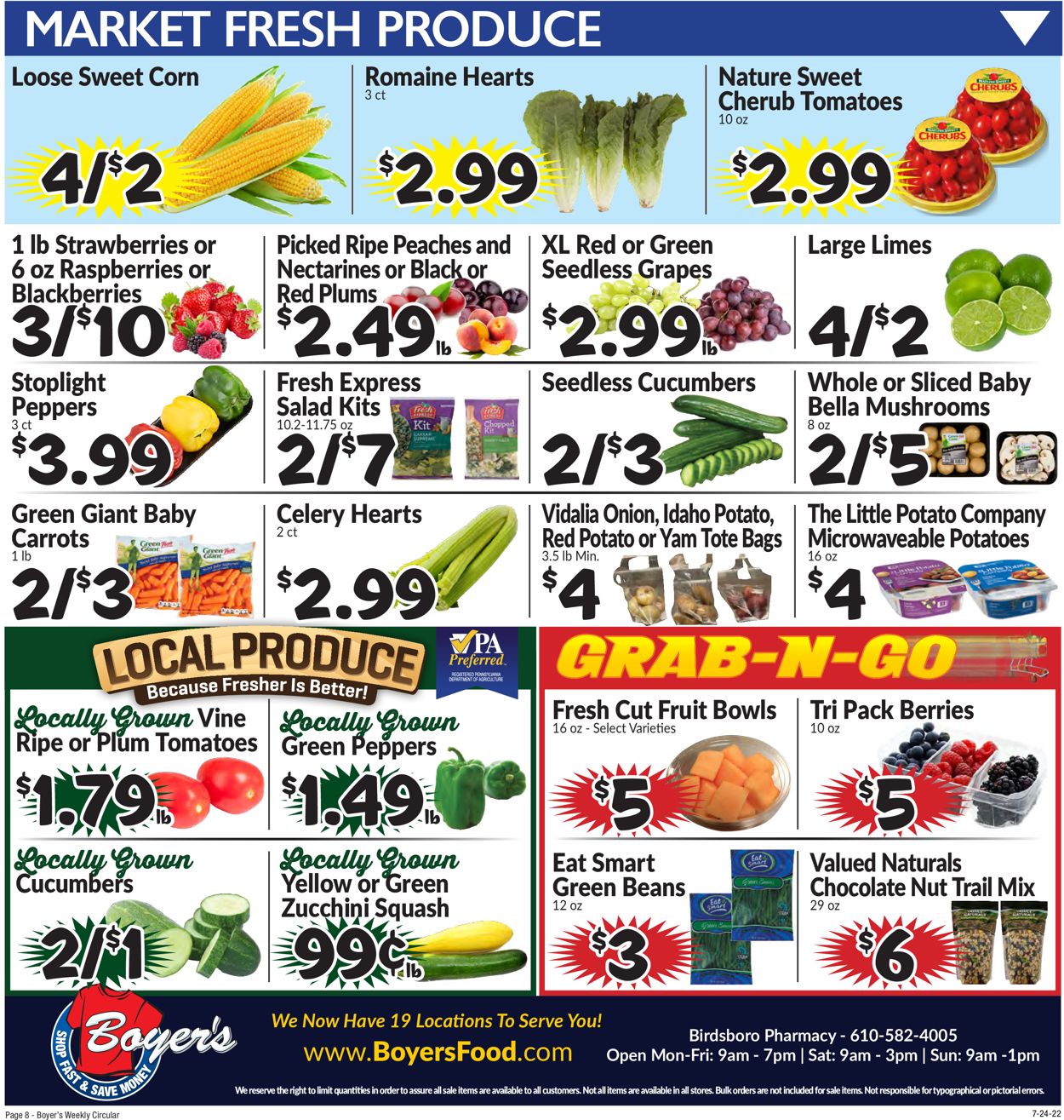 Boyer's Food Markets Weekly Ad Circular - valid 07/24-07/30/2022 (Page 11)