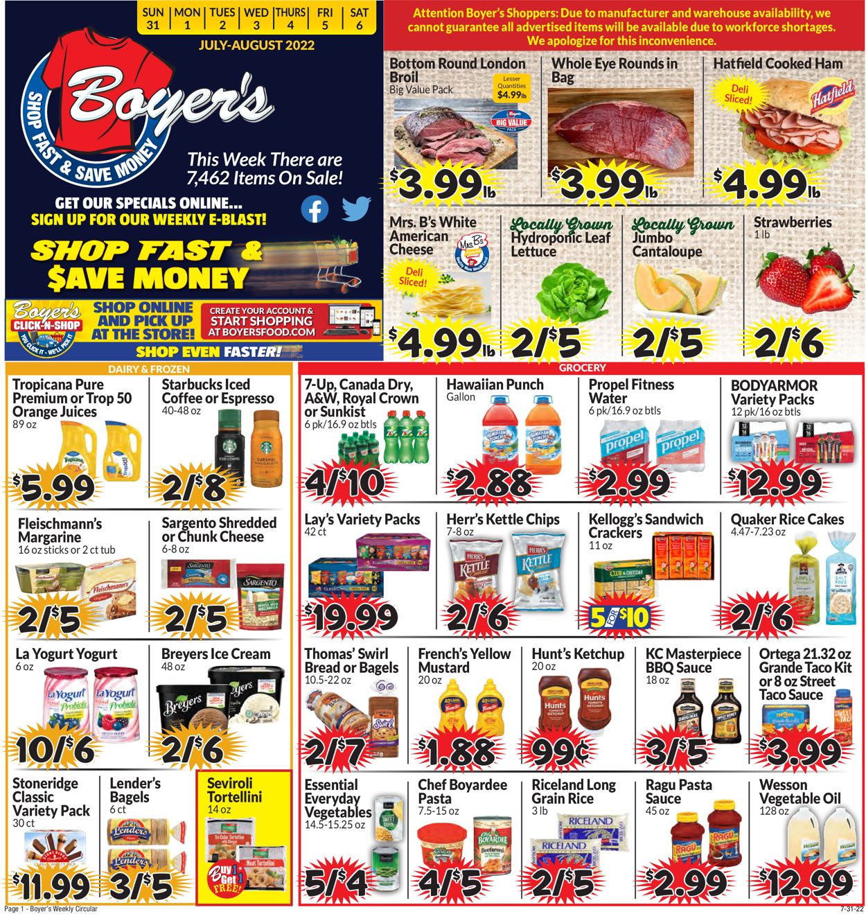 Boyer's Food Markets Weekly Ad Circular - valid 08/04-08/06/2022 (Page 3)