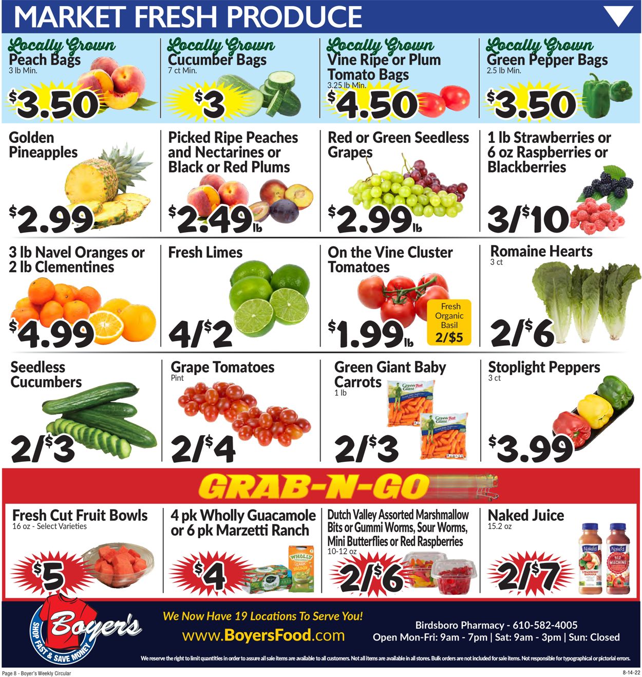 Boyer's Food Markets Weekly Ad Circular - valid 08/14-08/20/2022 (Page 11)