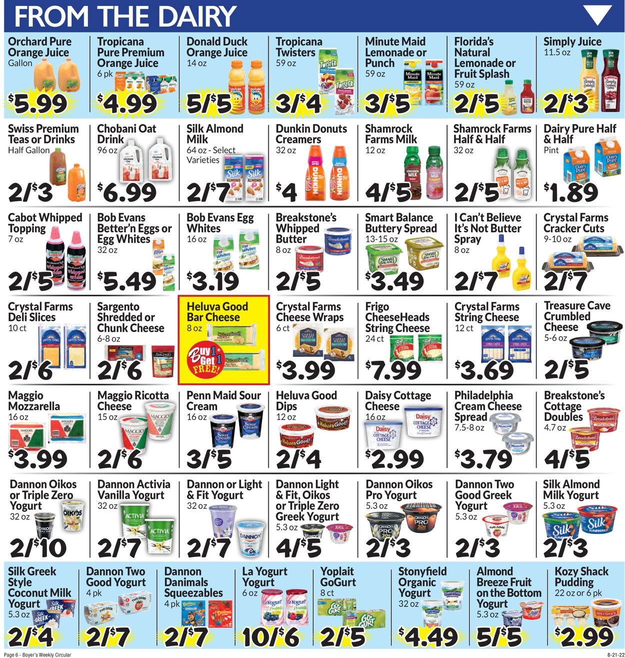 Boyer's Food Markets Weekly Ad Circular - valid 08/21-08/27/2022 (Page 9)