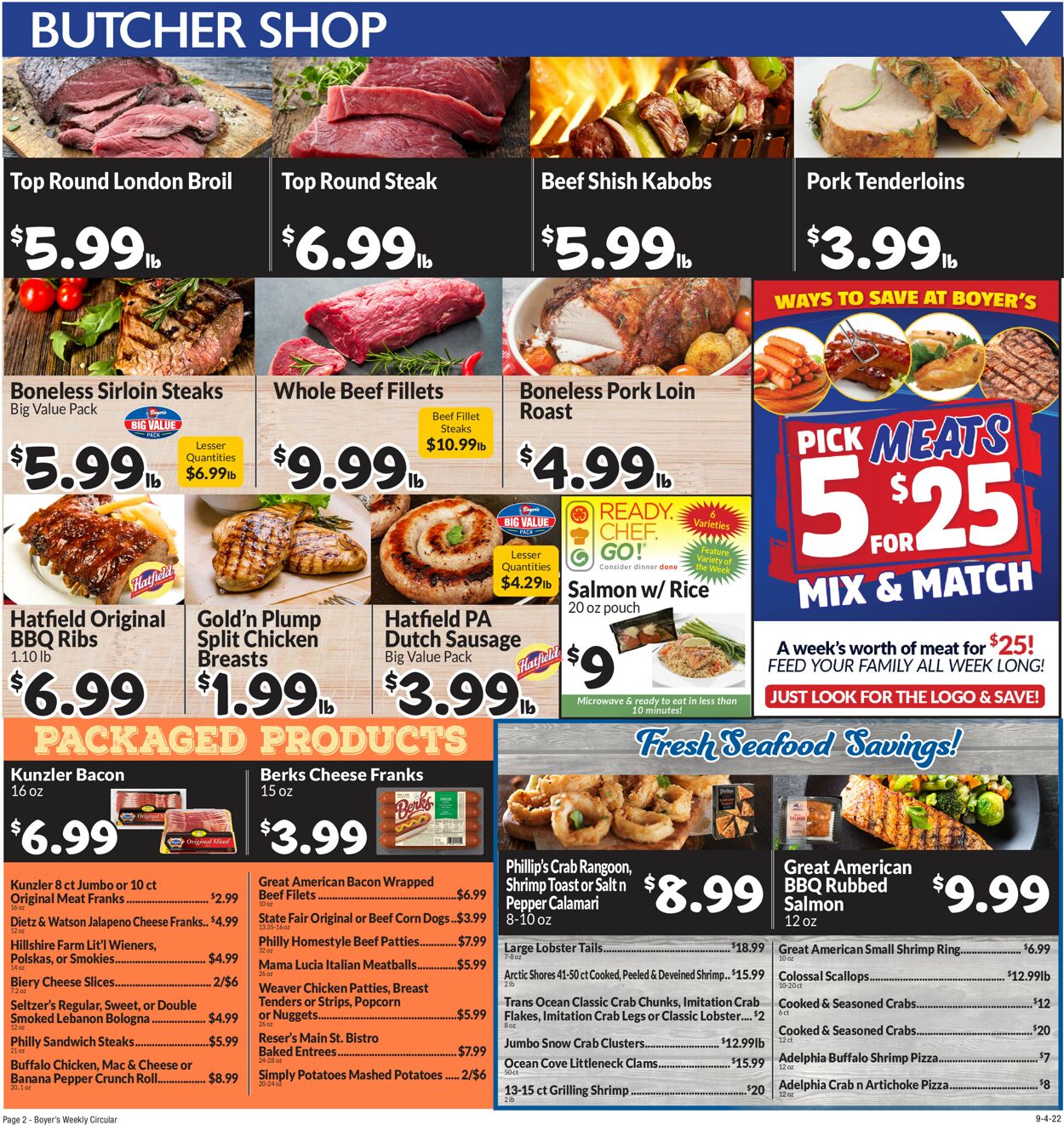 Boyer's Food Markets Weekly Ad Circular - valid 09/04-09/10/2022 (Page 4)