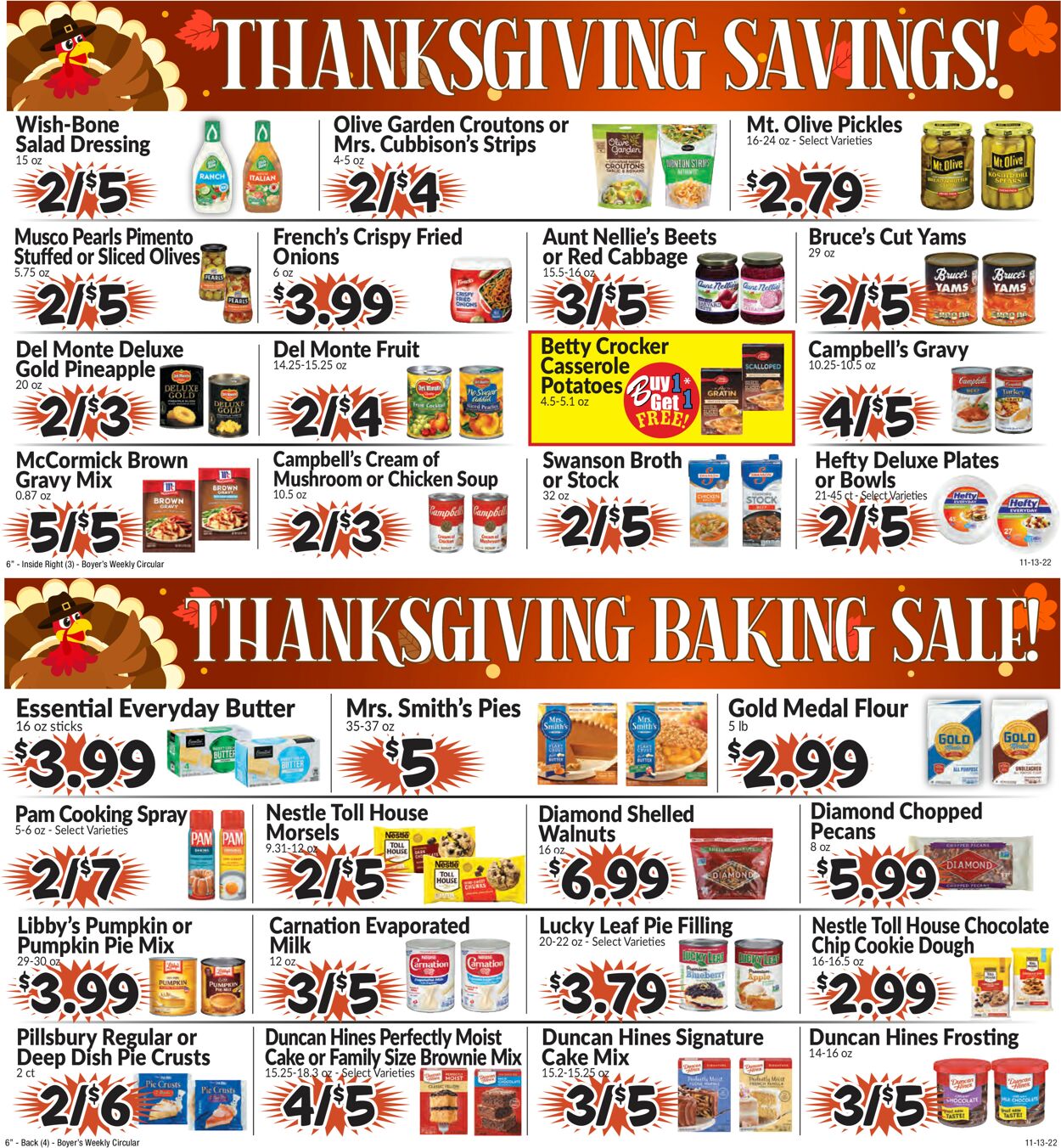 Boyer's Food Markets Weekly Ad Circular - valid 11/13-11/19/2022 (Page 2)