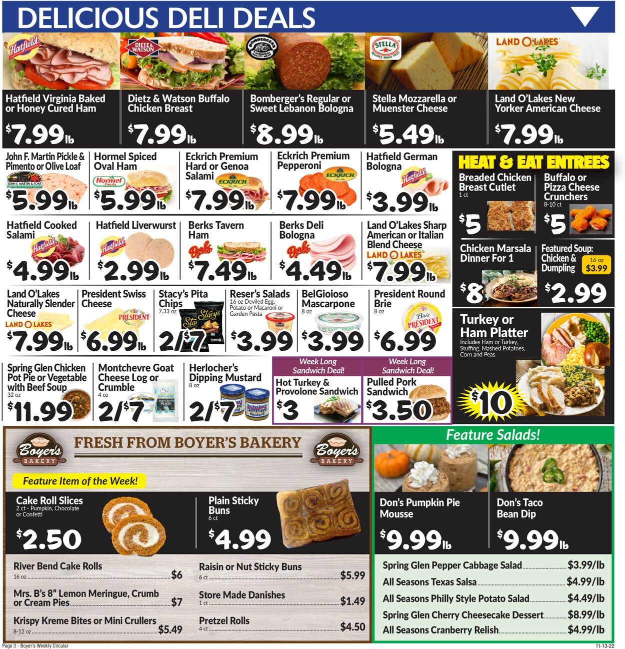 Boyer's Food Markets Weekly Ad Circular - valid 11/13-11/19/2022 (Page 5)