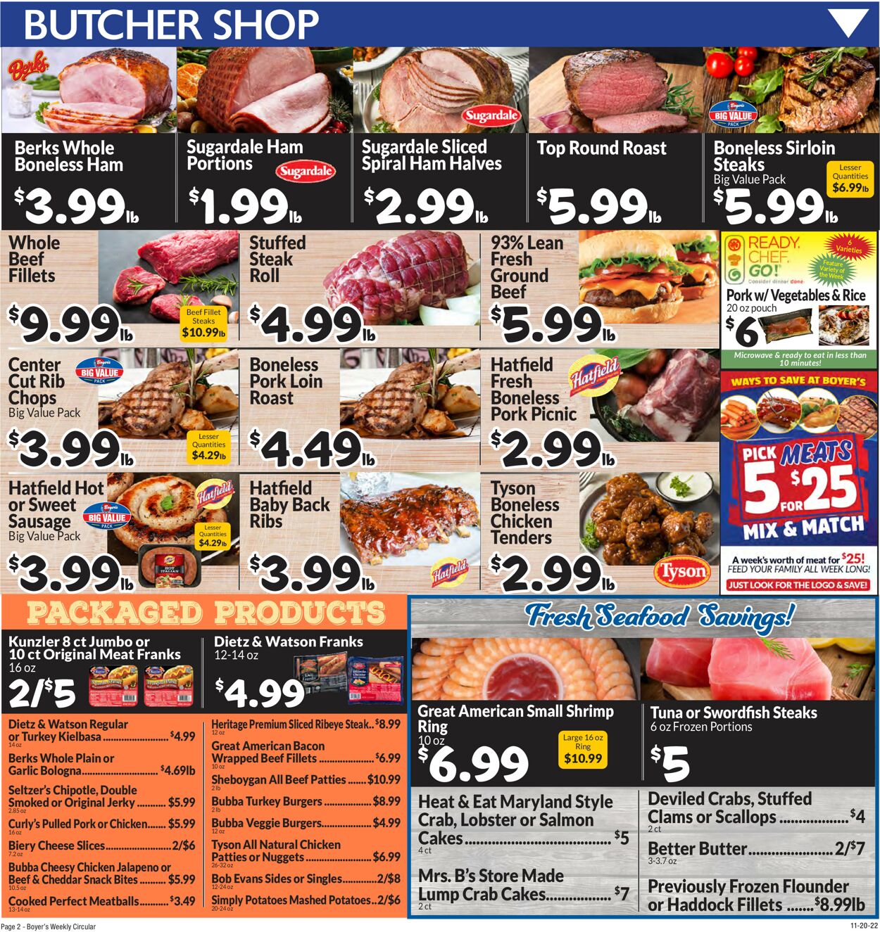 Boyer's Food Markets Weekly Ad Circular - valid 11/20-11/26/2022 (Page 4)