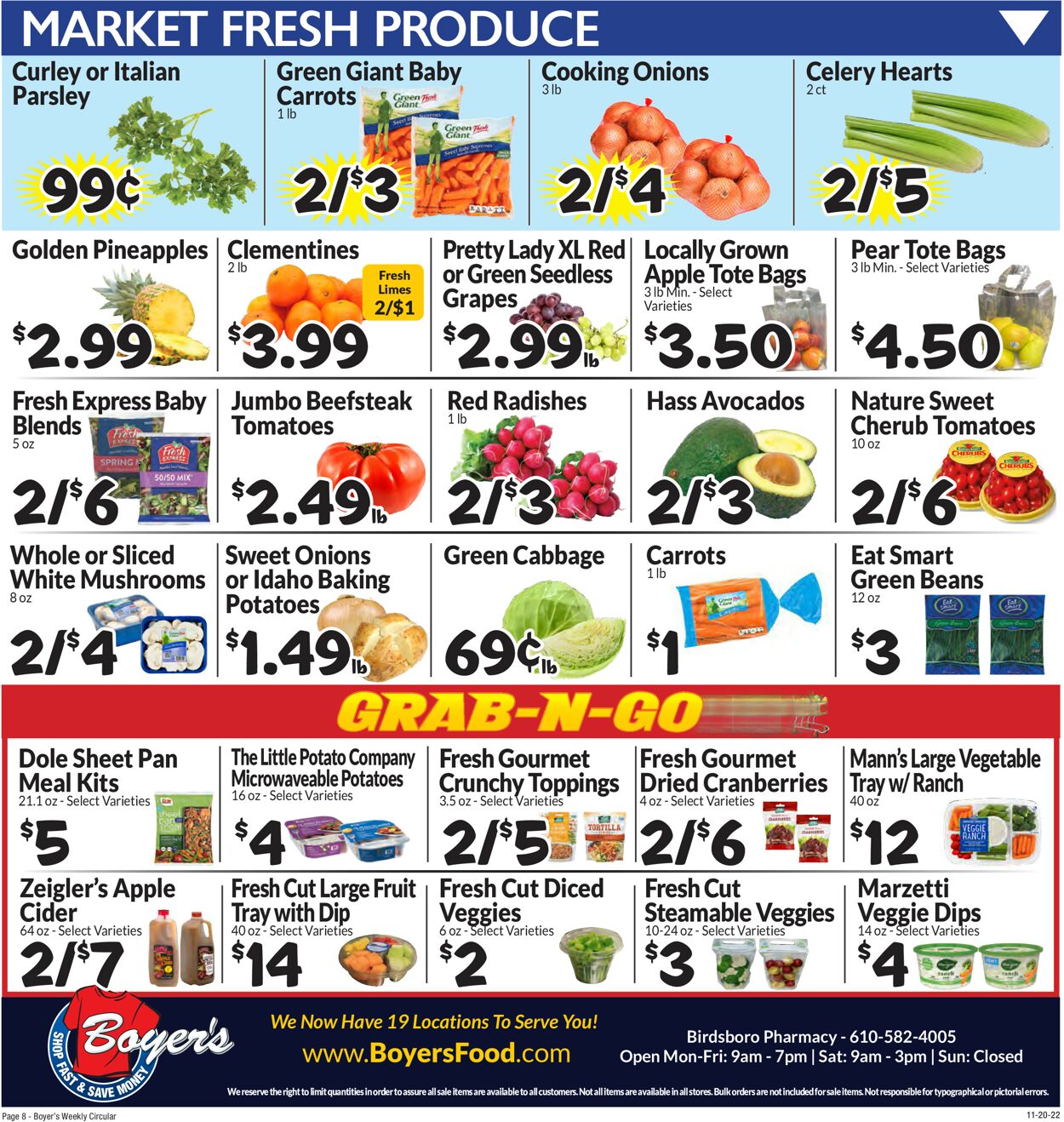 Boyer's Food Markets Weekly Ad Circular - valid 11/20-11/26/2022 (Page 11)