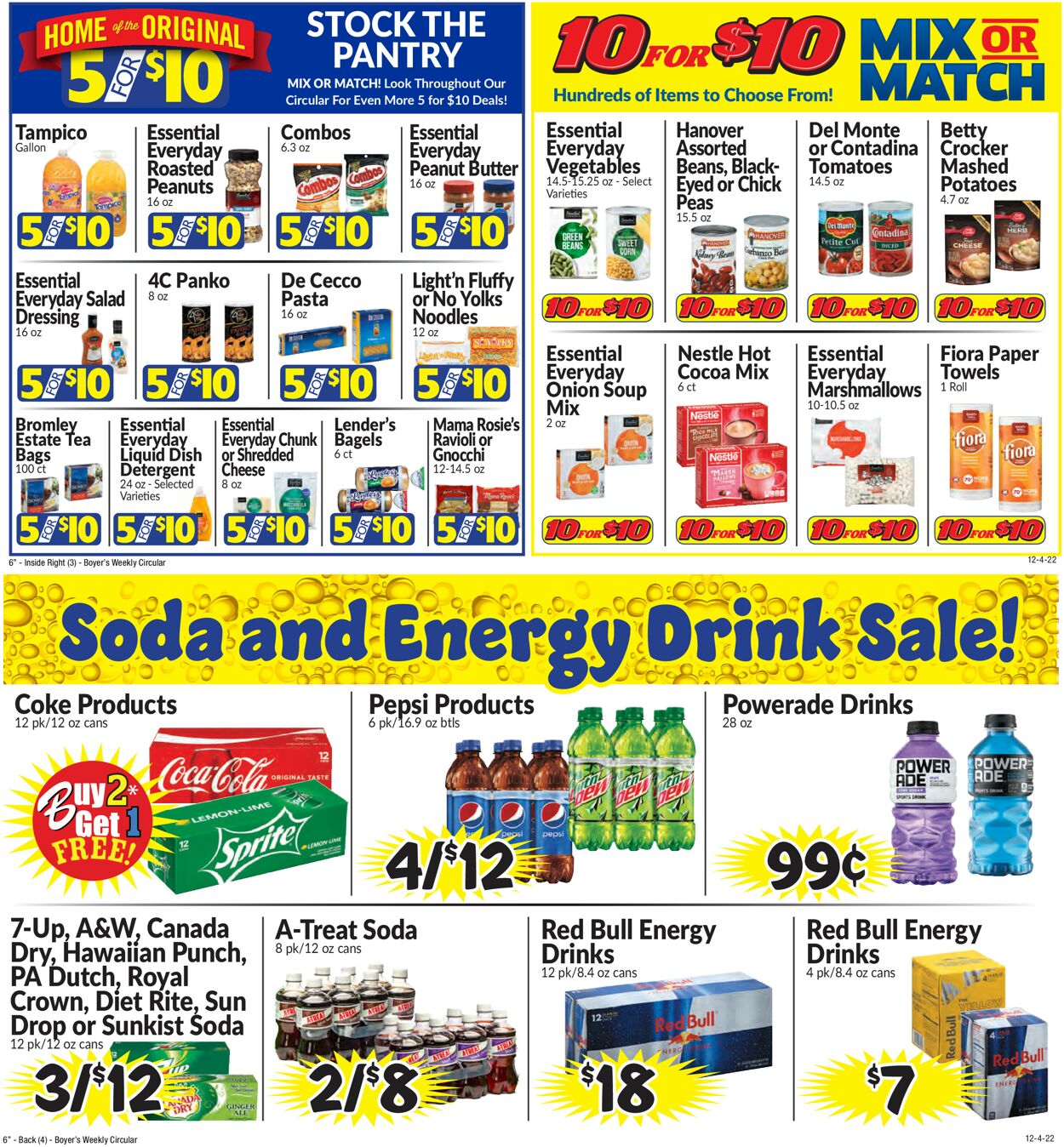 Boyer's Food Markets Weekly Ad Circular - valid 12/04-12/10/2022 (Page 4)