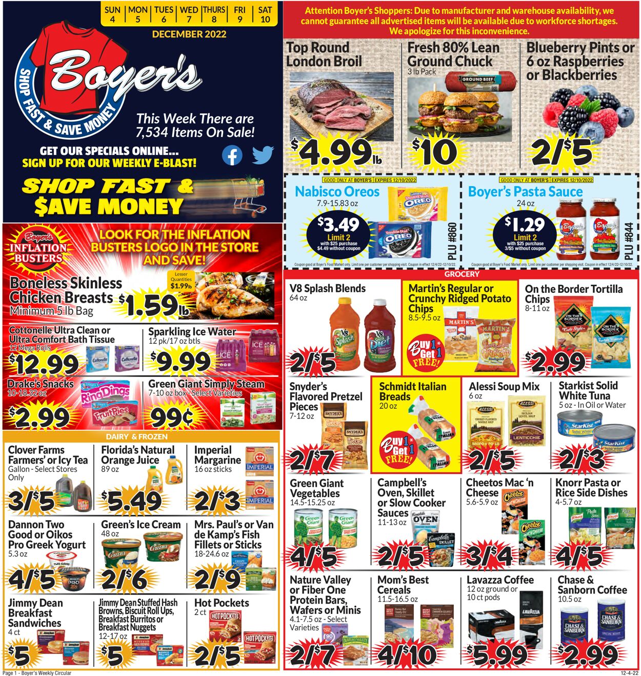 Boyer's Food Markets Weekly Ad Circular - valid 12/04-12/10/2022 (Page 5)
