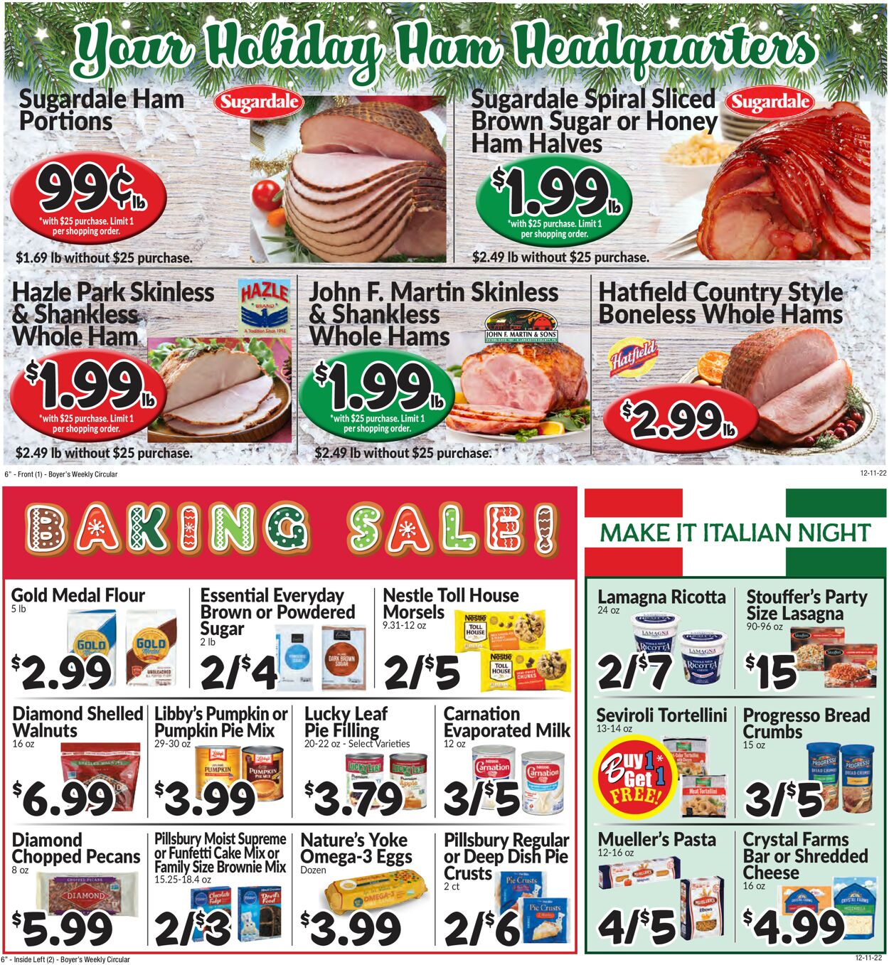 Boyer's Food Markets Weekly Ad Circular - valid 12/11-12/17/2022 (Page 3)