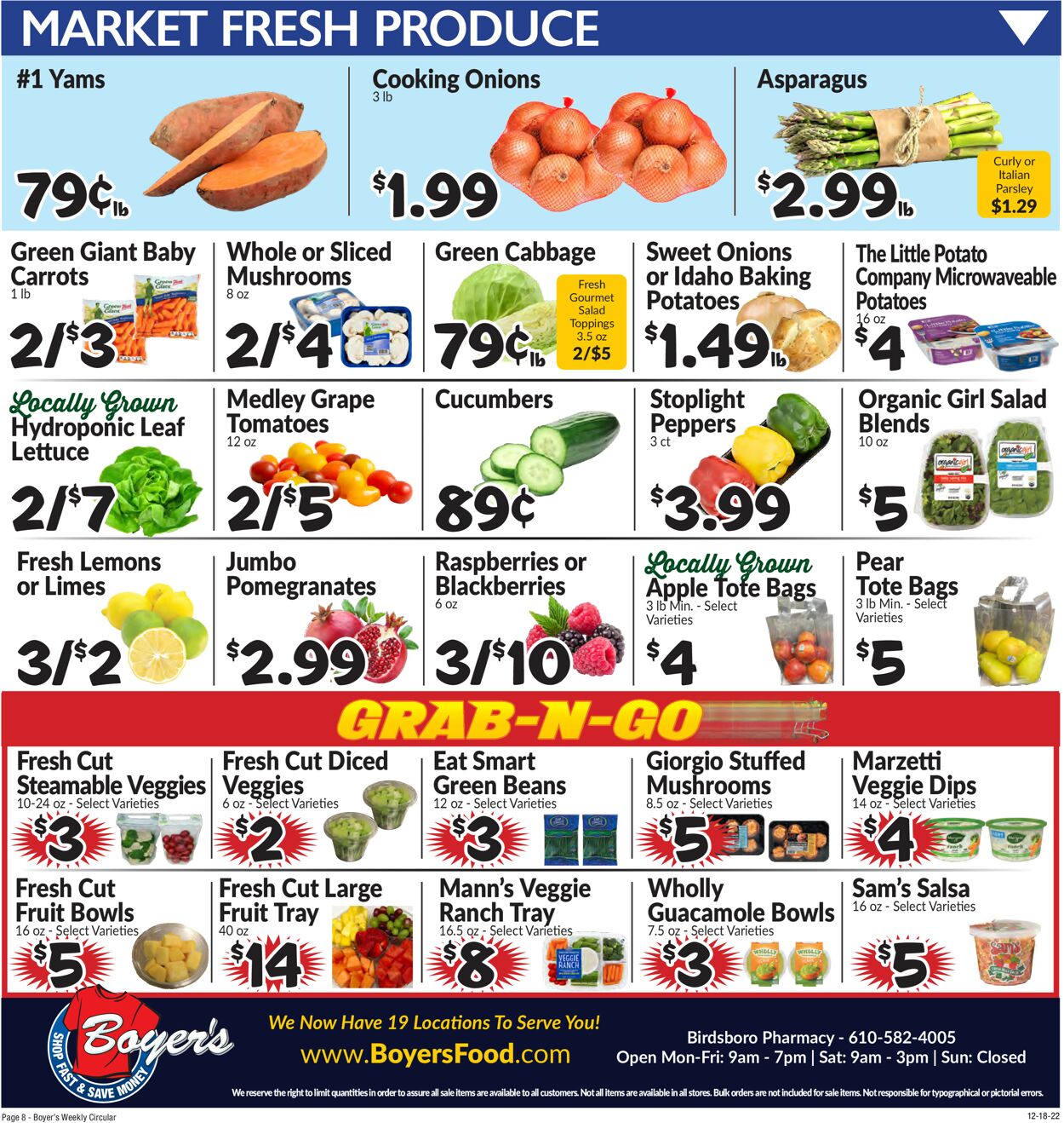 Boyer's Food Markets Weekly Ad Circular - valid 12/18-12/24/2022 (Page 11)